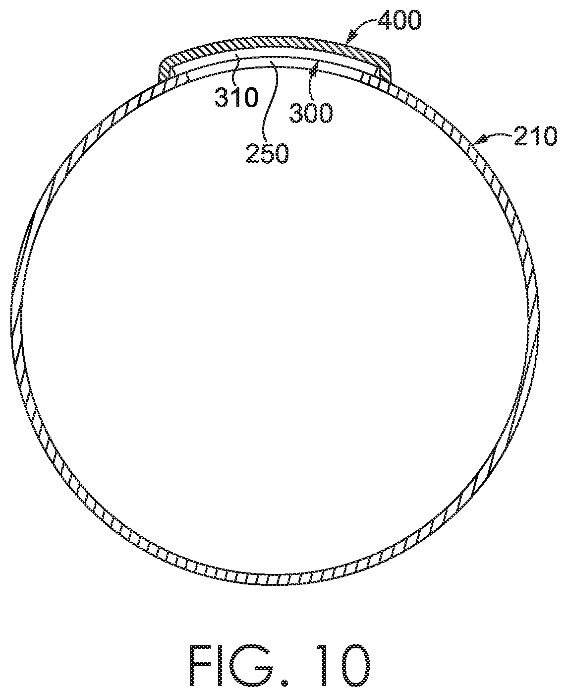 Patent US12342882 Figure 6 – Layered thumbhole structure
