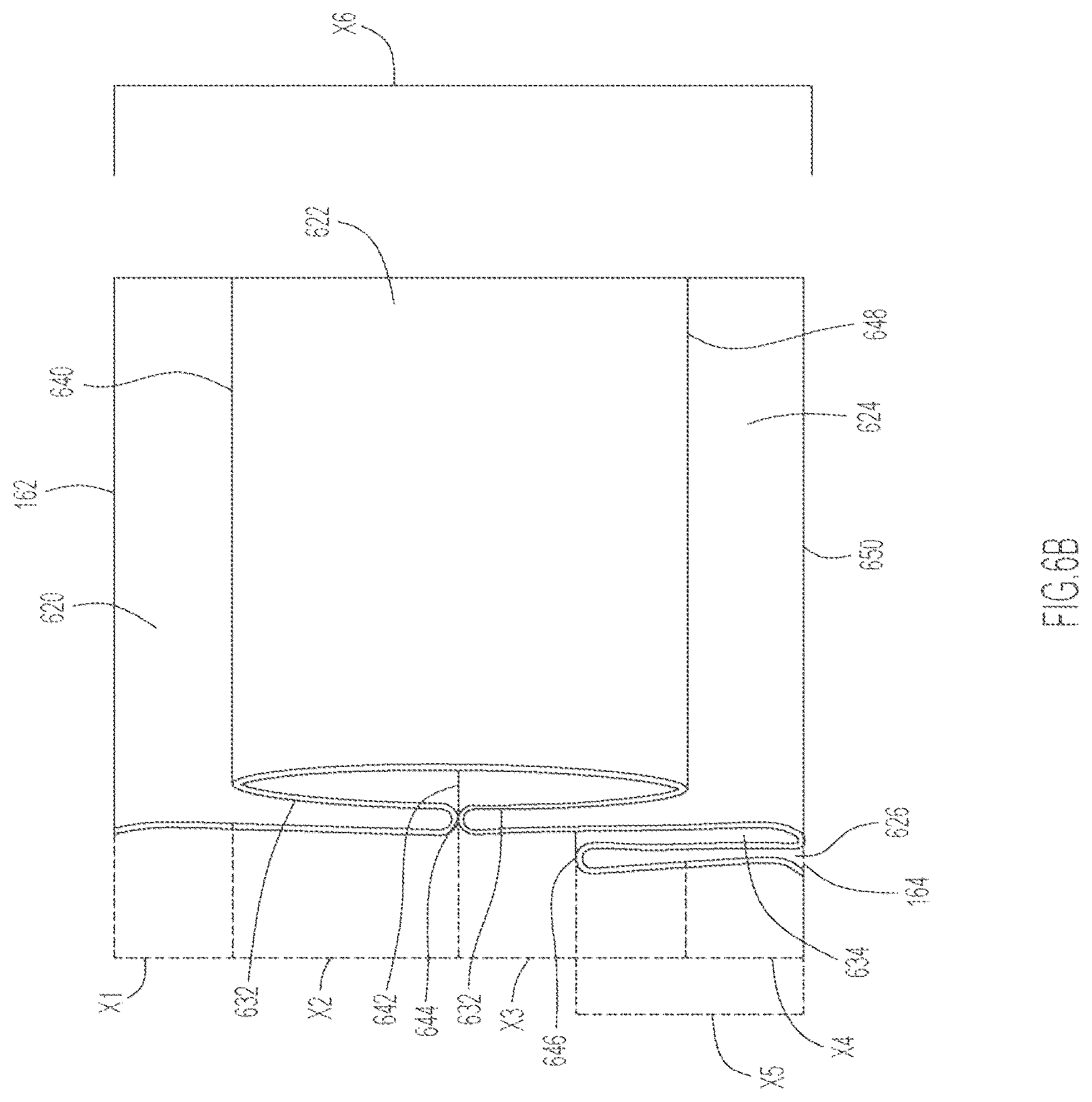 Patent US12342883 Figure 7 – Garment with waistband pocket