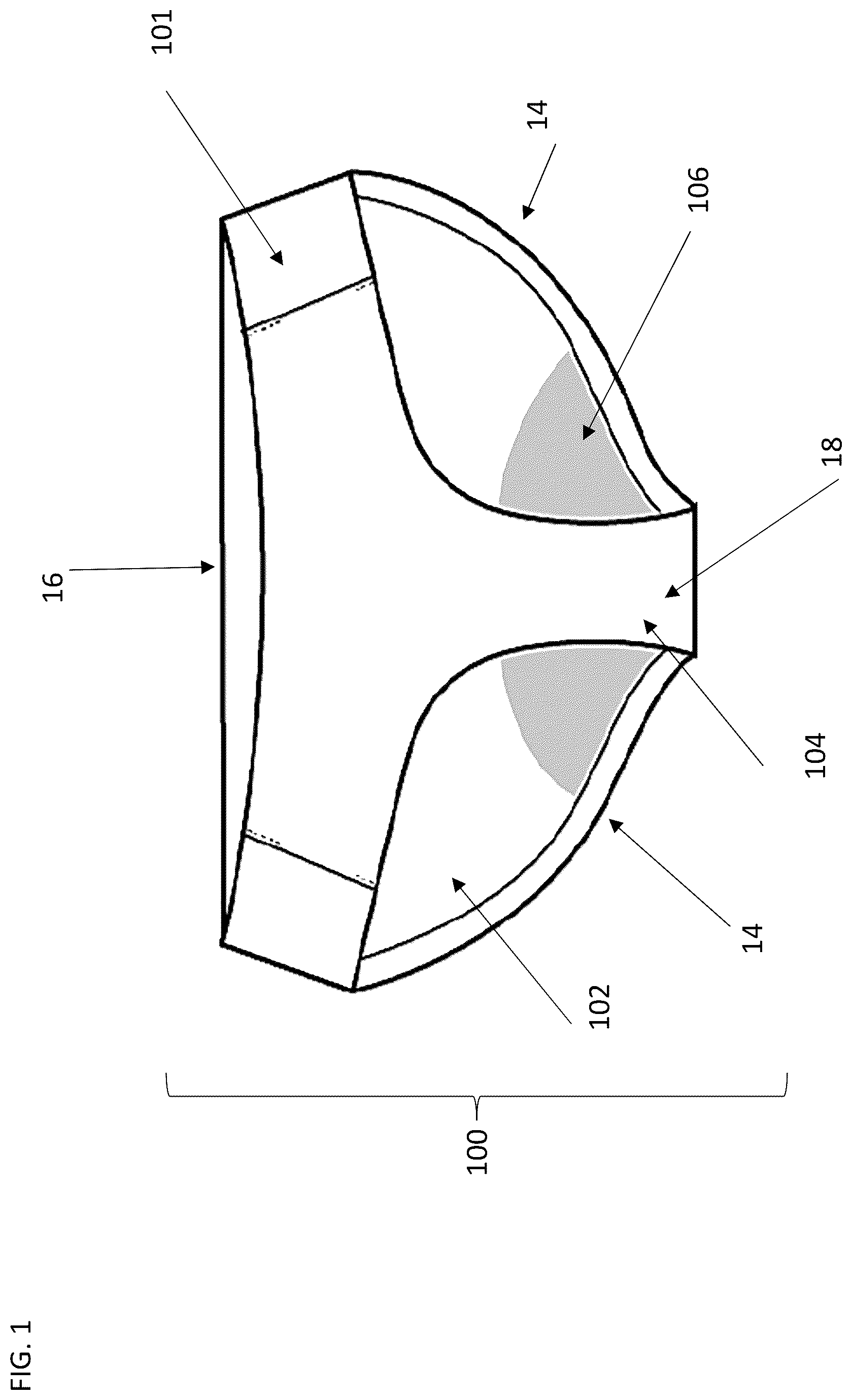 Patent US12342887 Figure 1 – Garment