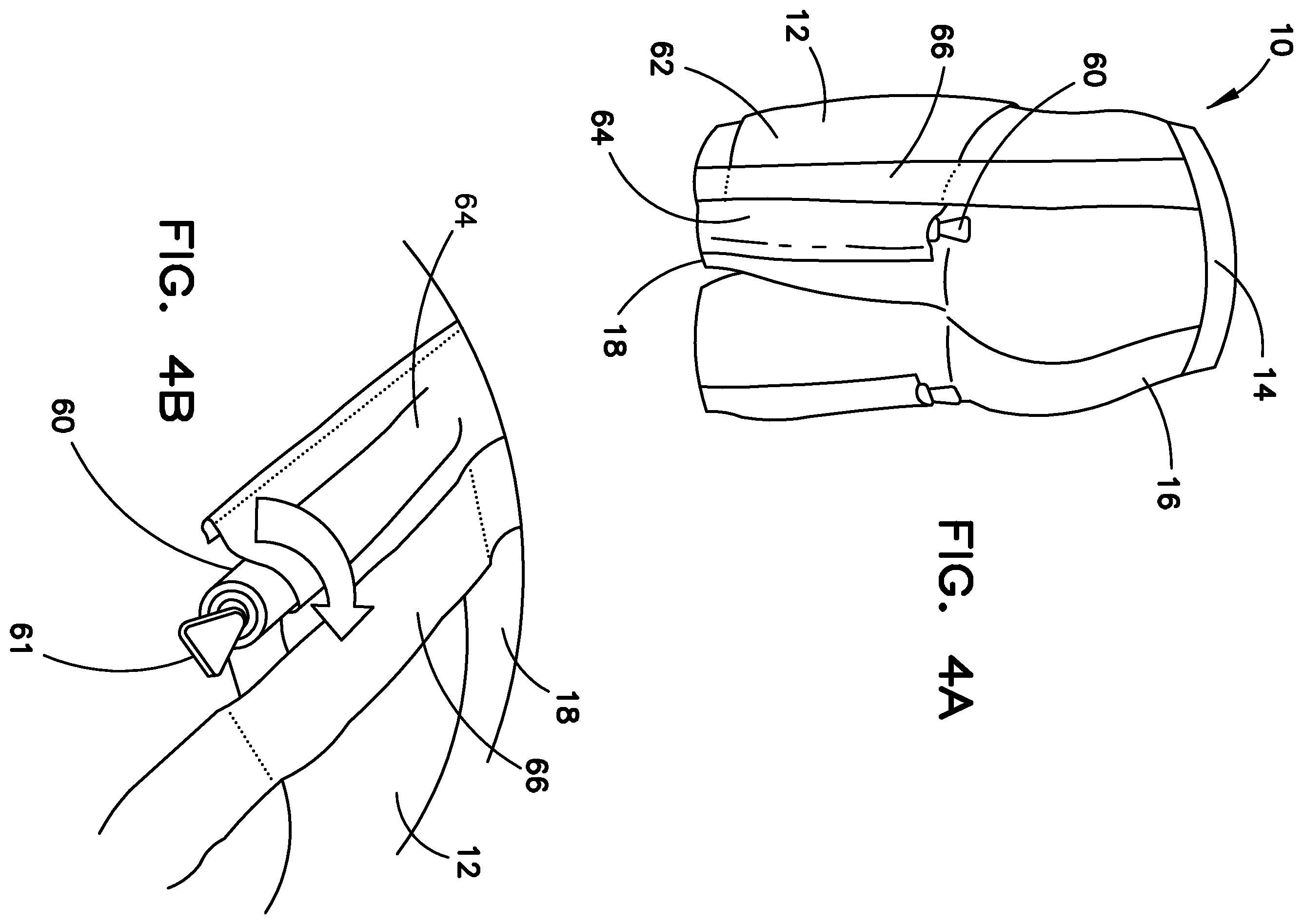 Patent US12342888 Figure 6 – Garment with compression adjustment arrangement