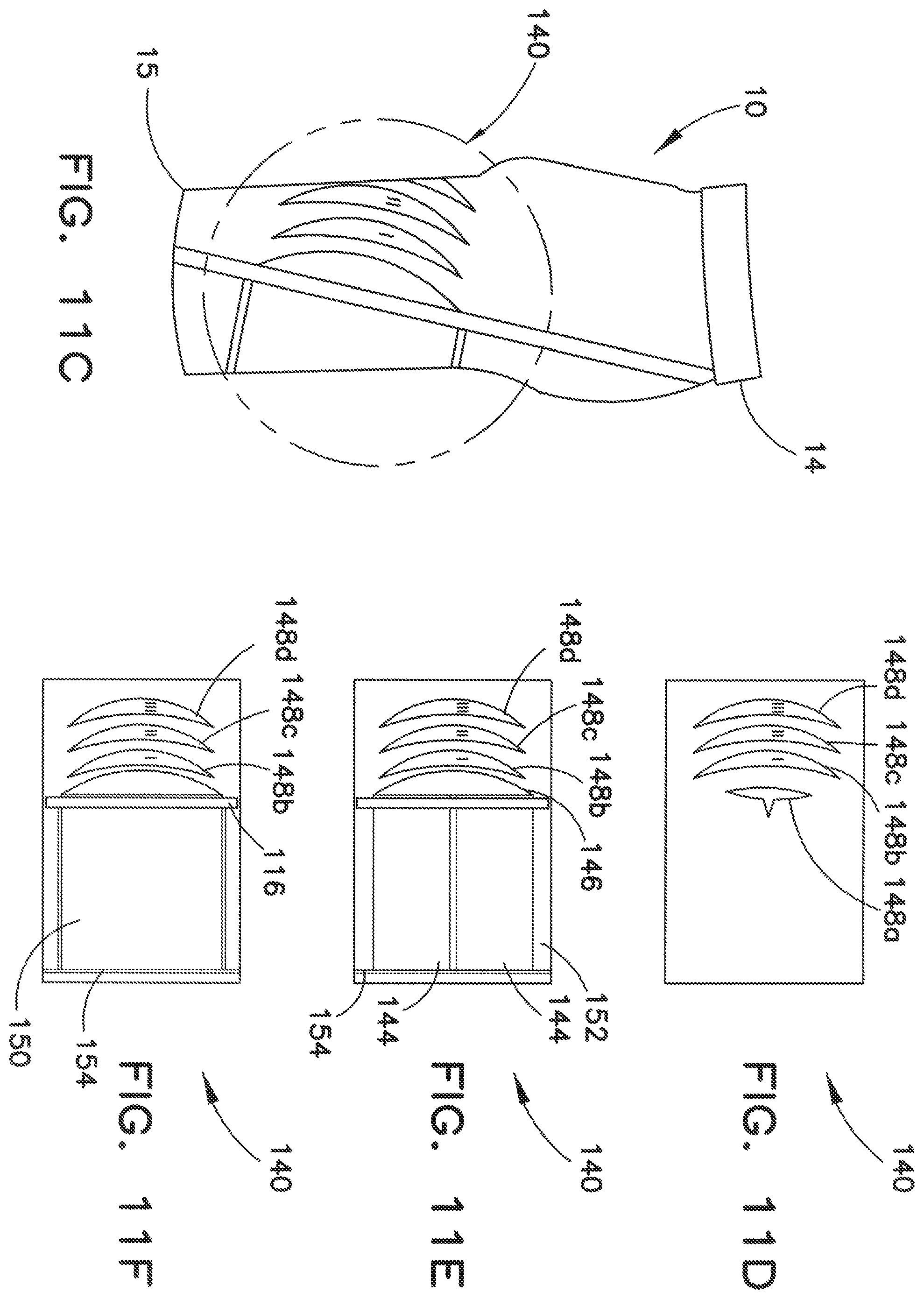 Patent US12342888 Figure 17 – Garment with compression adjustment arrangement