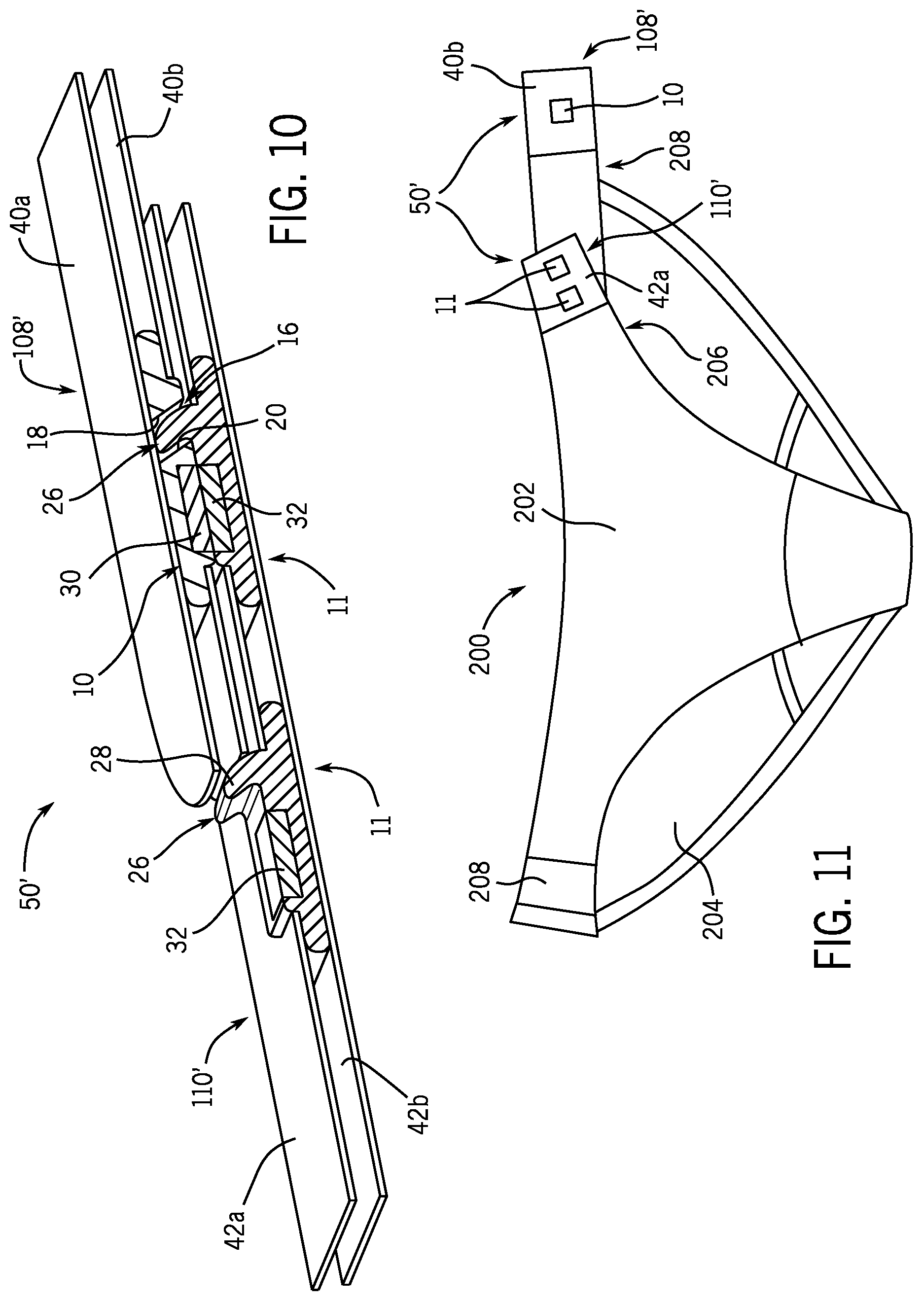 Patent US12342889 Figure 7 – Garment with accessible magnetic closure