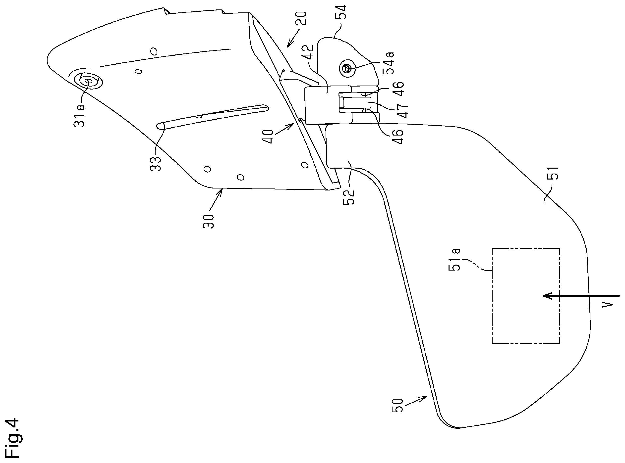 Patent US12342893 Figure 4 – Screen device and helmet
