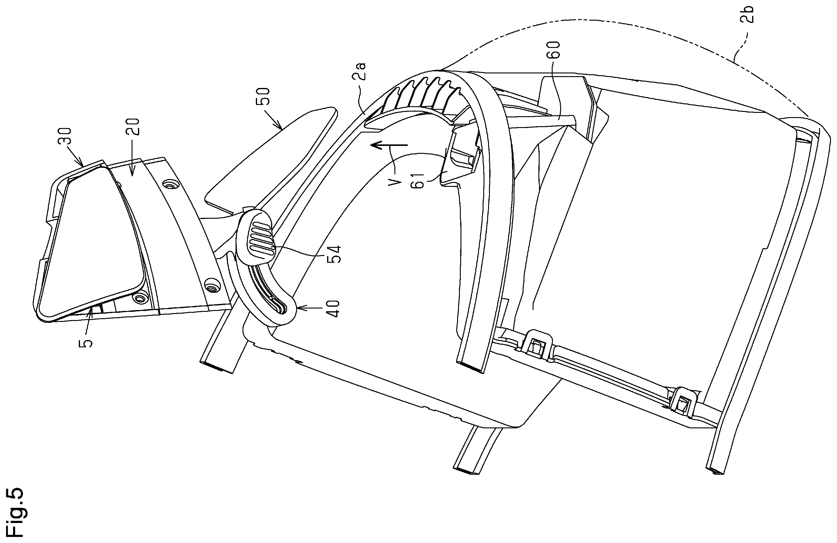 Patent US12342893 Figure 5 – Screen device and helmet