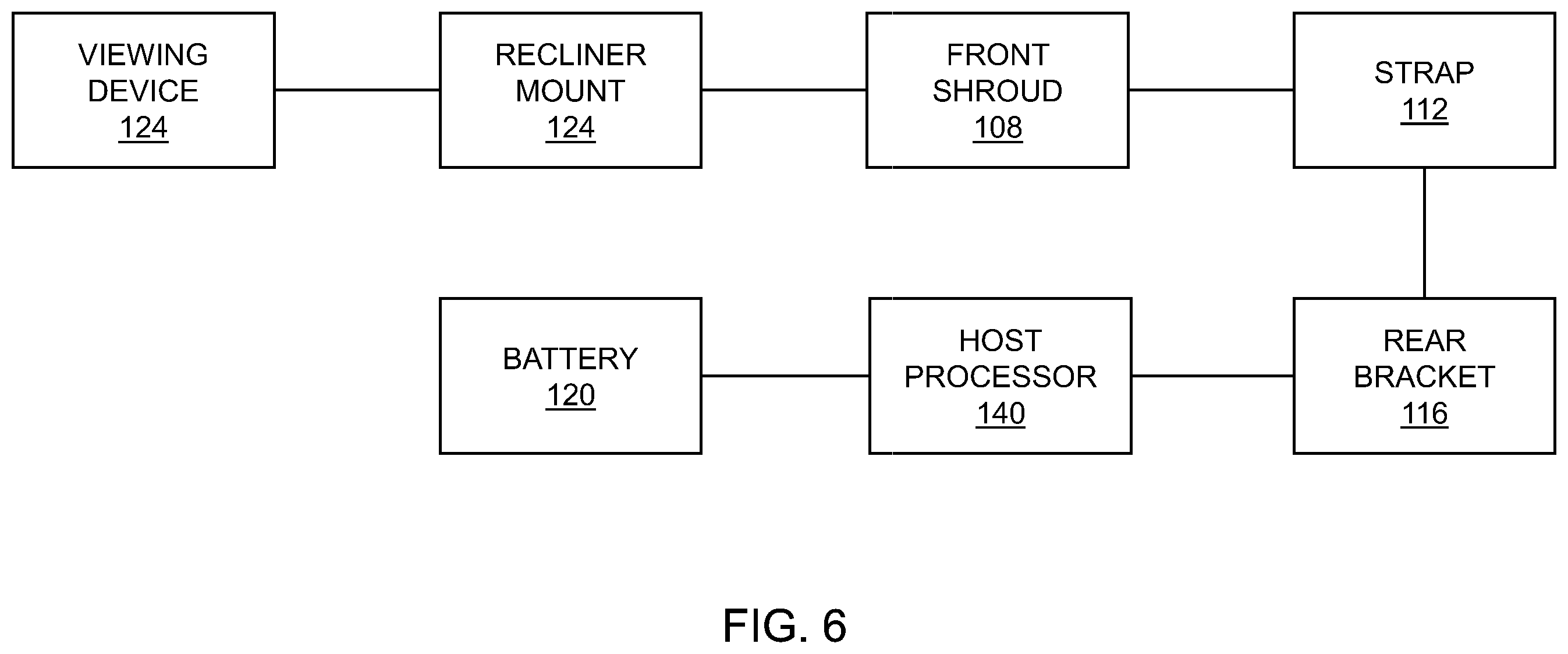 Patent US12342894 Figure 6 – Reclining helmet mount apparatus