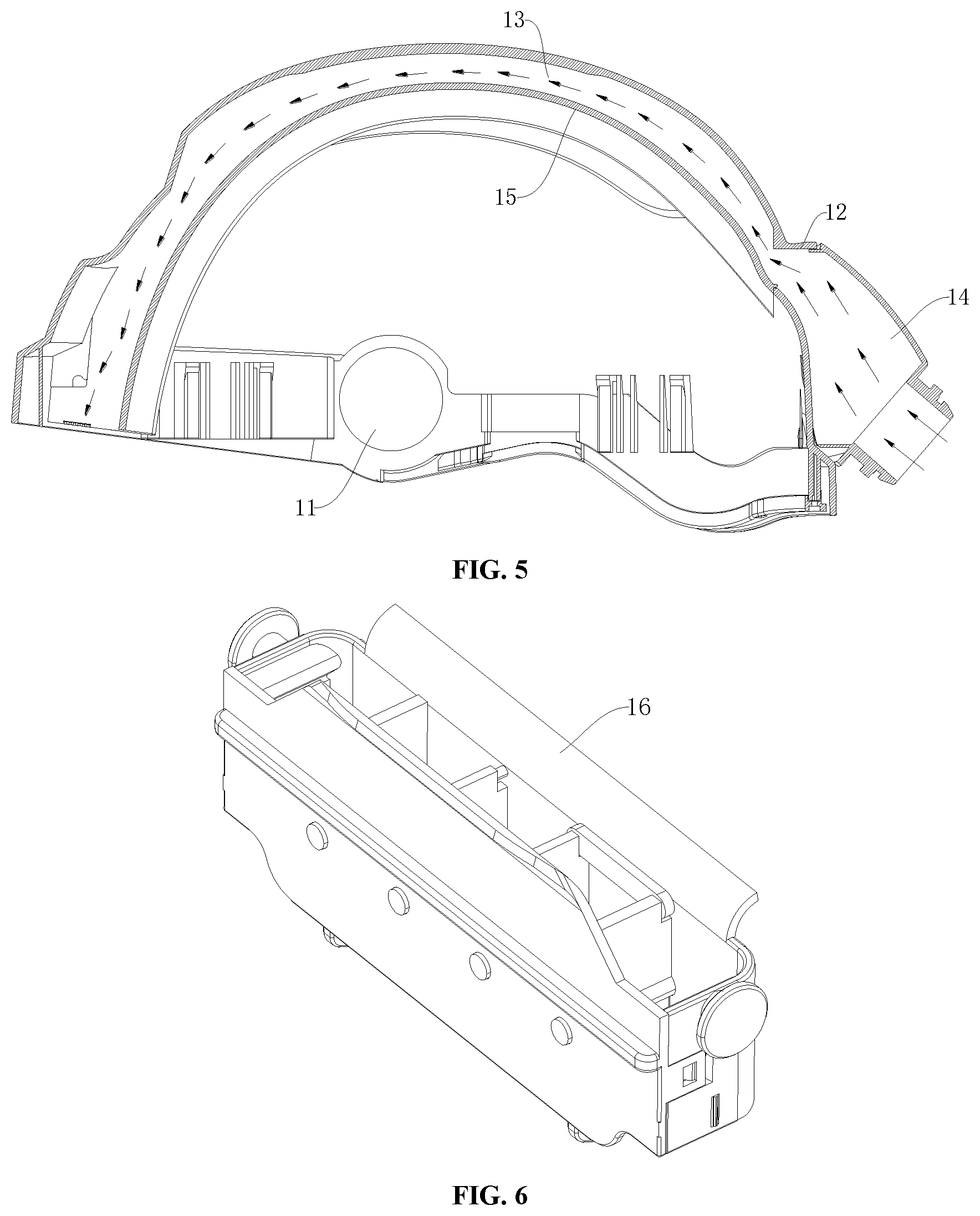 Patent US12342896 Figure 3 – Wearable head-protecting safety device