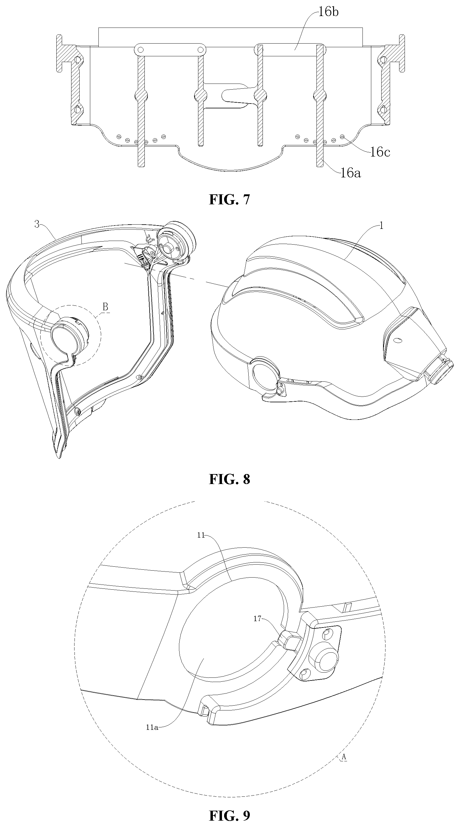 Patent US12342896 Figure 4 – Wearable head-protecting safety device
