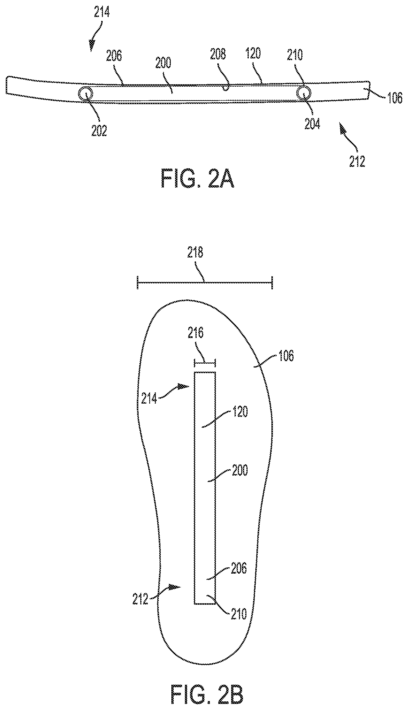 Patent US12342899 Figure 2 – Footwear with mechanical foot-insertion assist