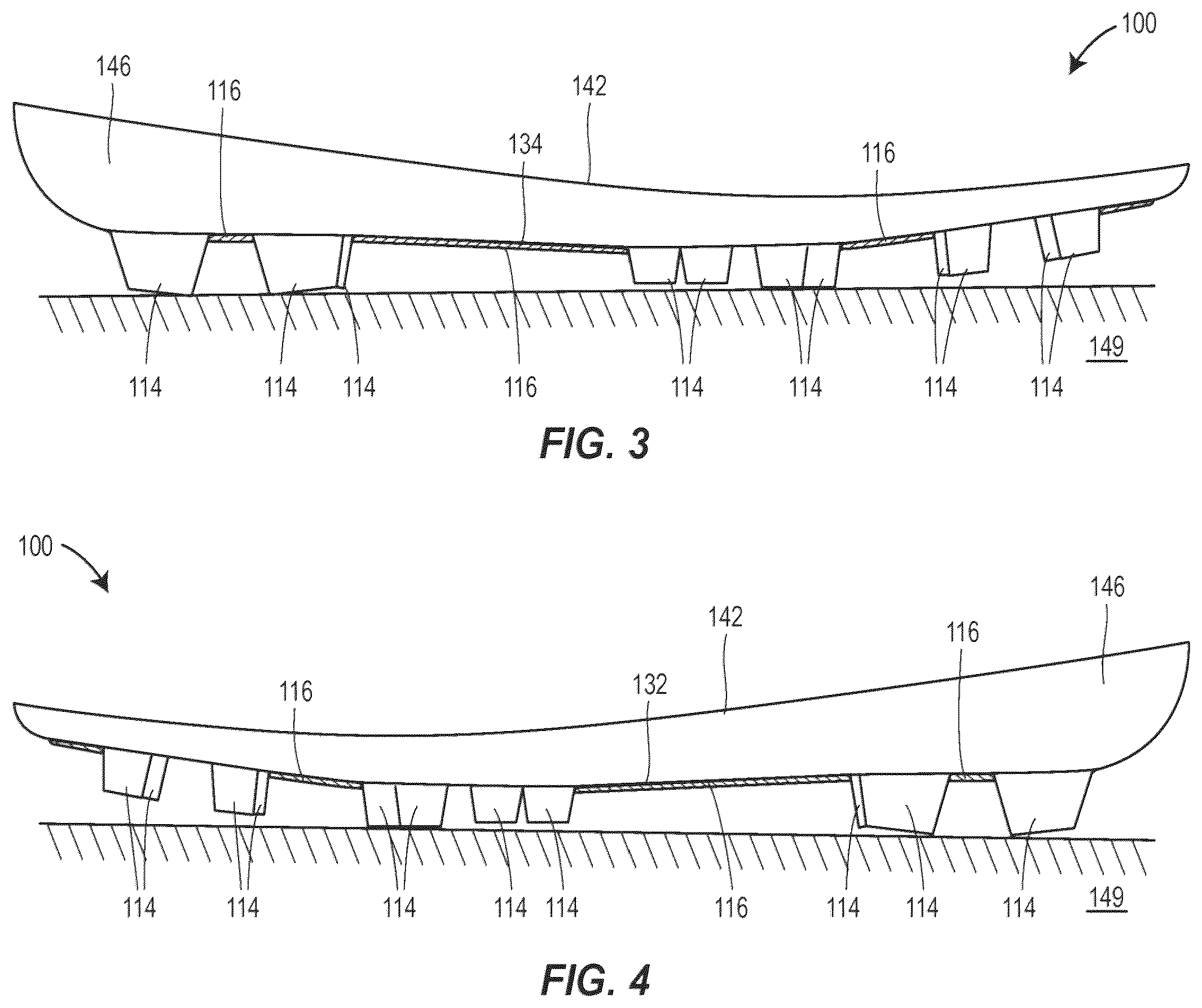 Patent US12342900 Figure 3 – Article of footwear with soil-shedding performance