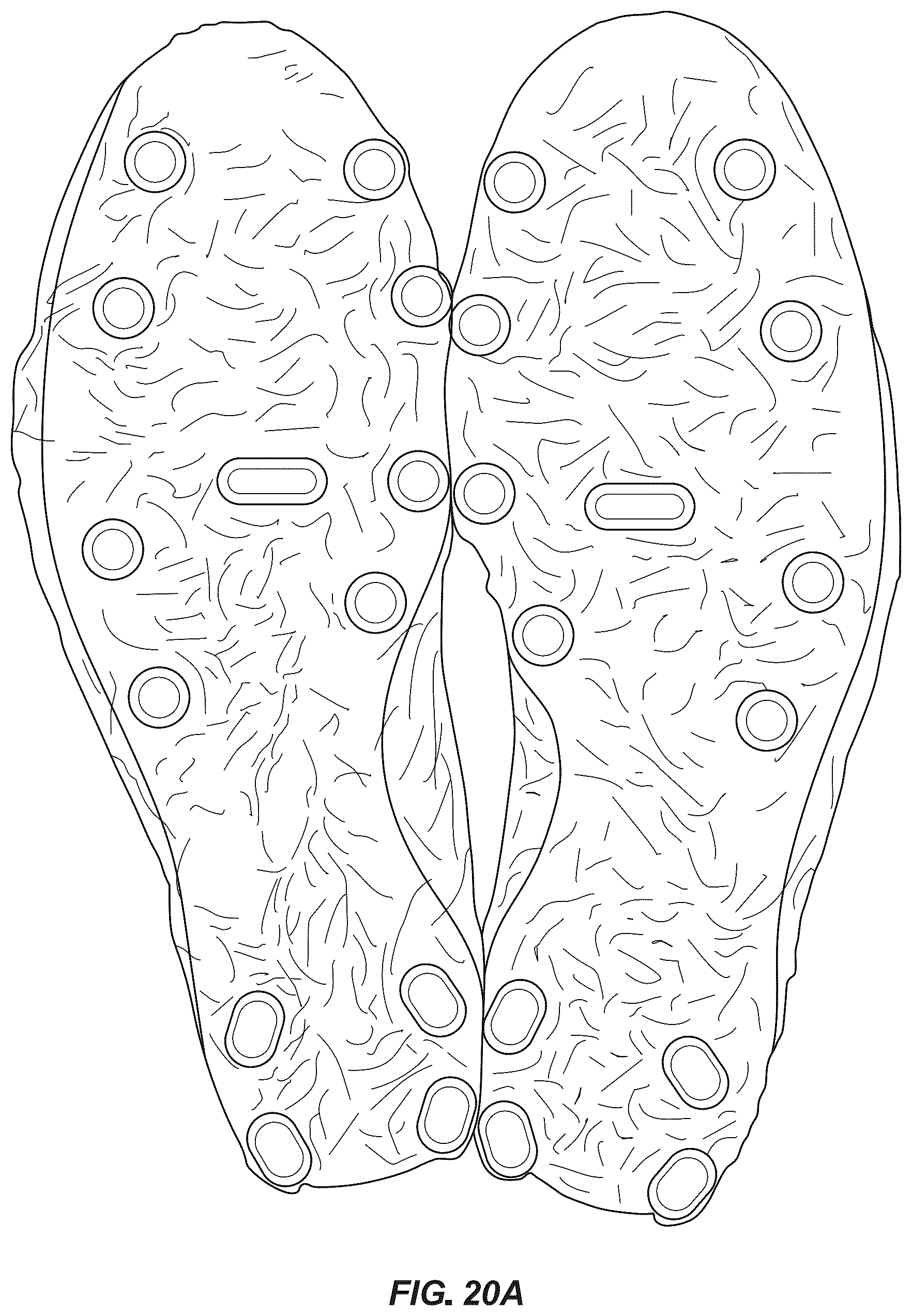 Patent US12342900 Figure 17 – Article of footwear with soil-shedding performance