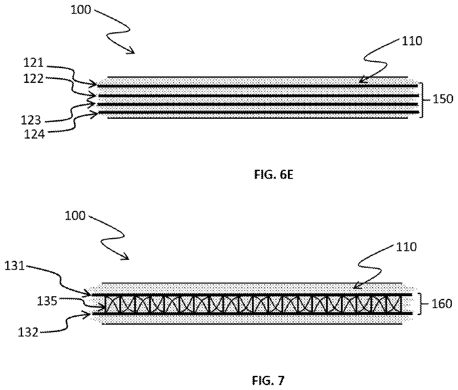 Patent US12342902 Figure 7 – Footwear sole structure having a composite element and methods for manufacturing same