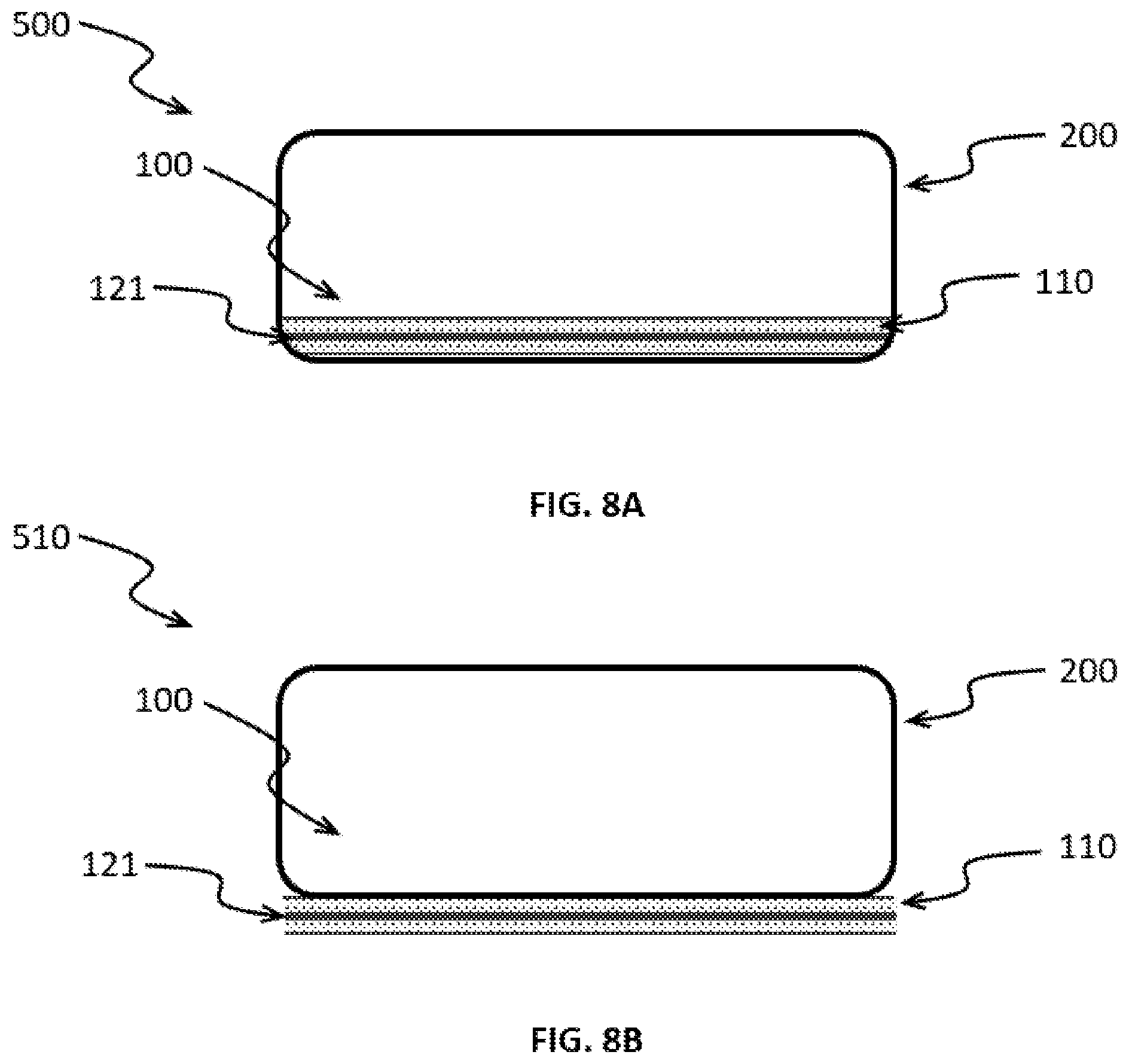 Patent US12342902 Figure 8 – Footwear sole structure having a composite element and methods for manufacturing same