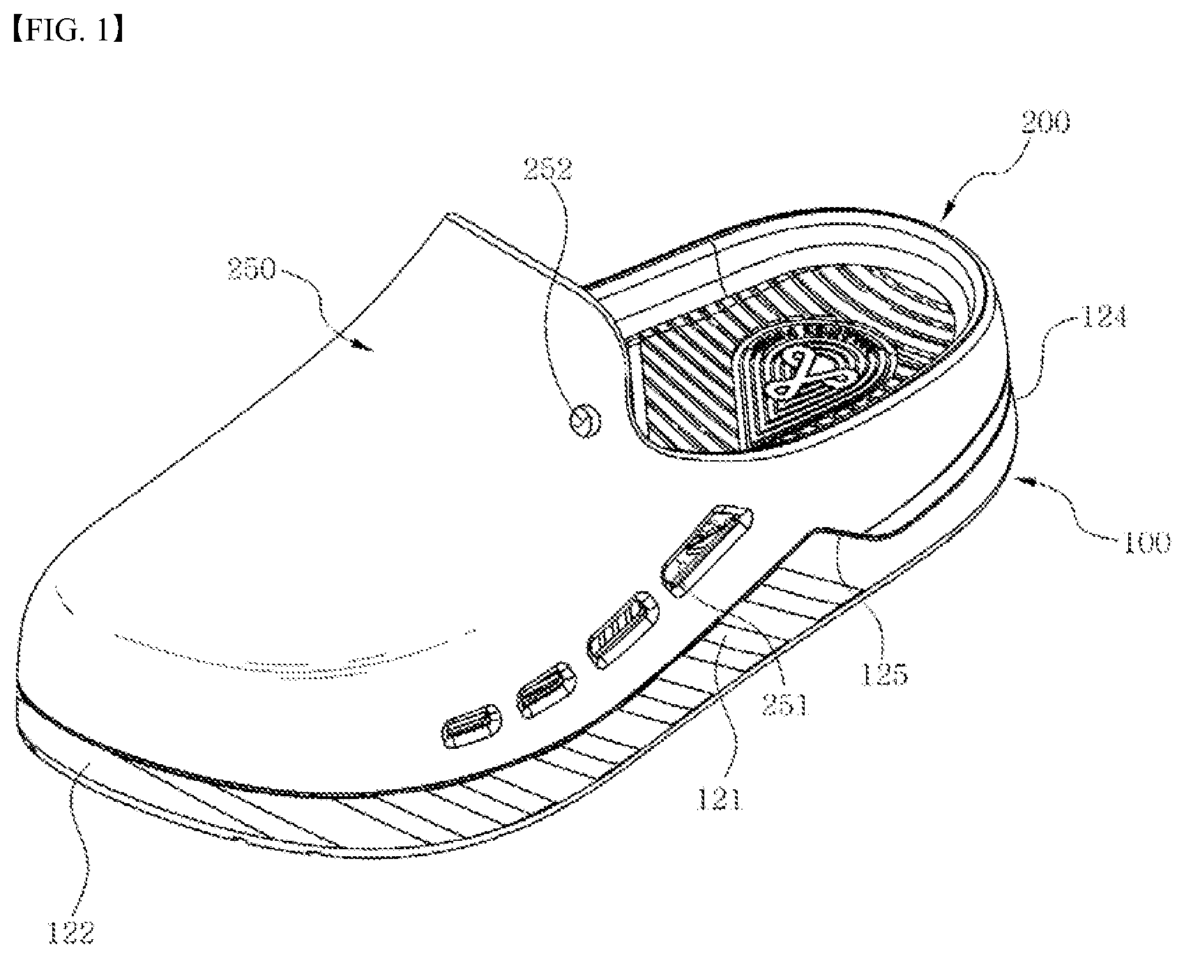 Patent US12342904 Figure 1 – Slipper