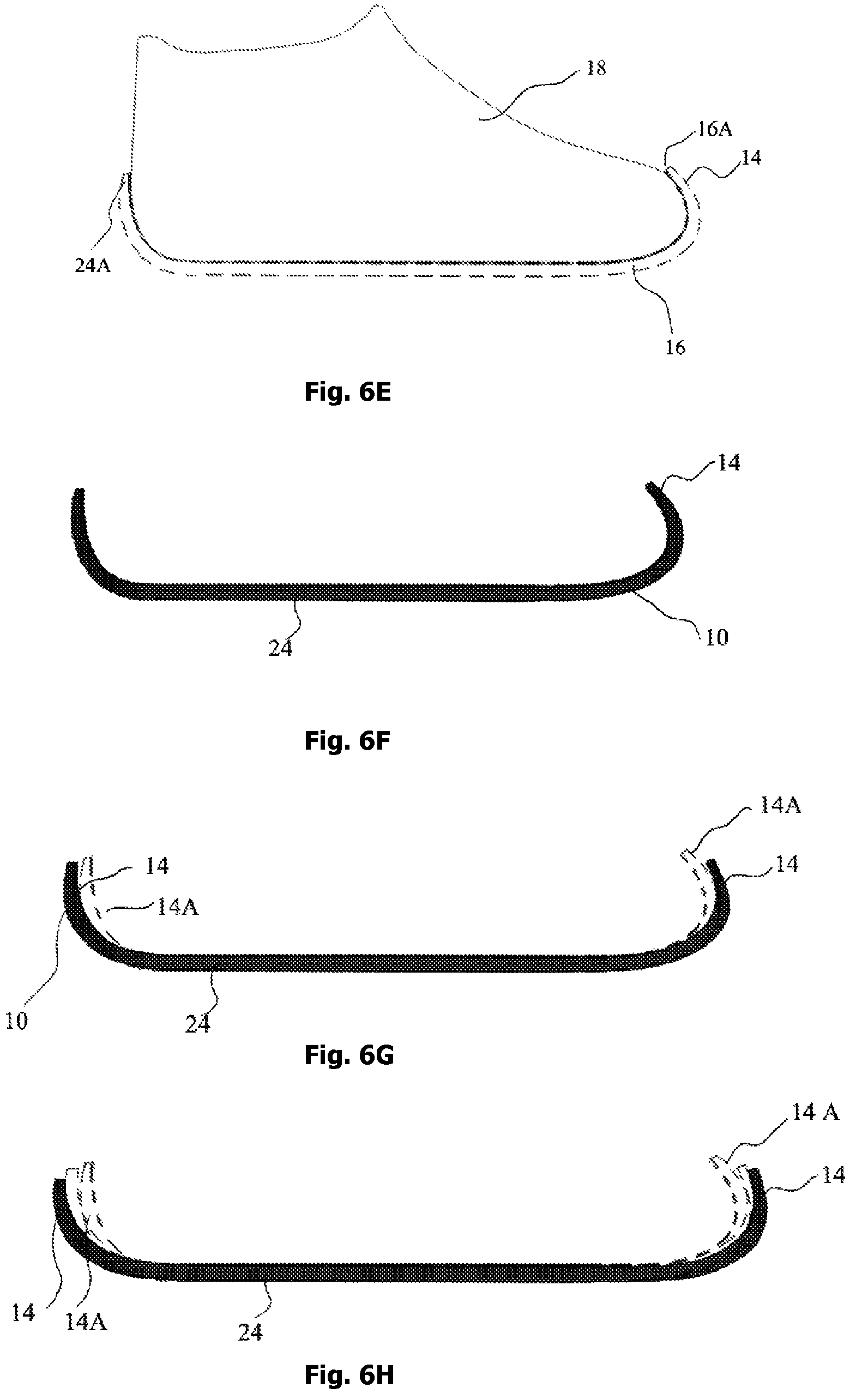 Patent US12342905 Figure 10 – Expandable shoe capable to grow with a wearer/user's feet for more than three sizes