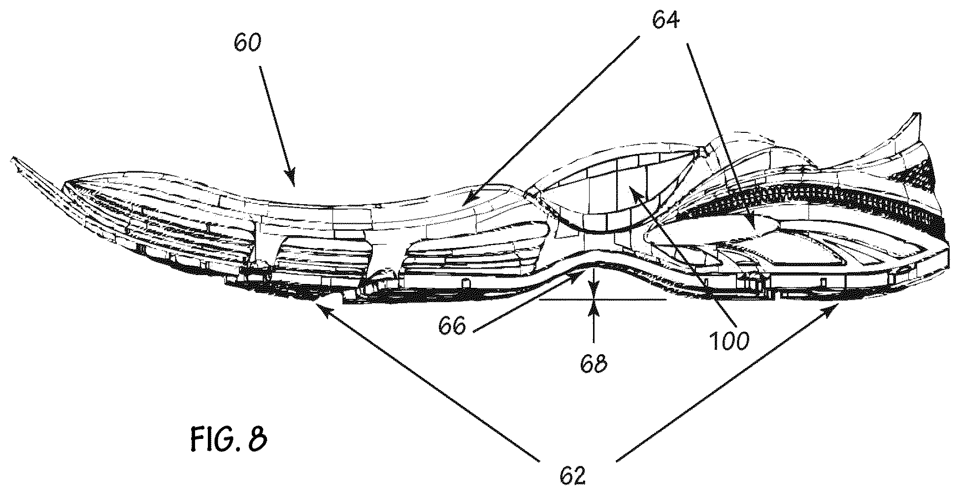 Patent US12342906 Figure 8 – Adjustable closure system for an article