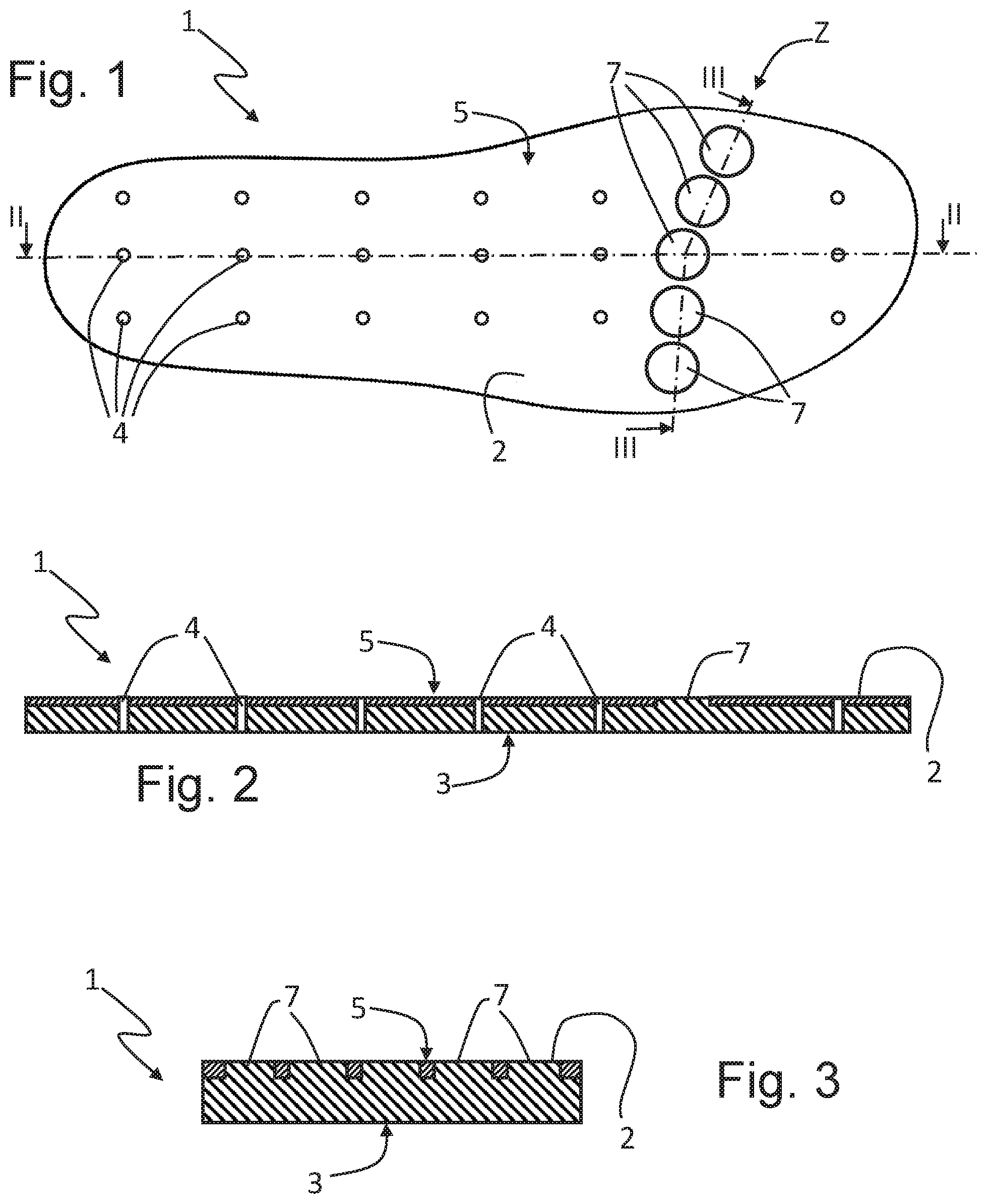 Patent US12342907 Figure 1 – Electrically dissipative removable insole, particularly for professional work shoes
