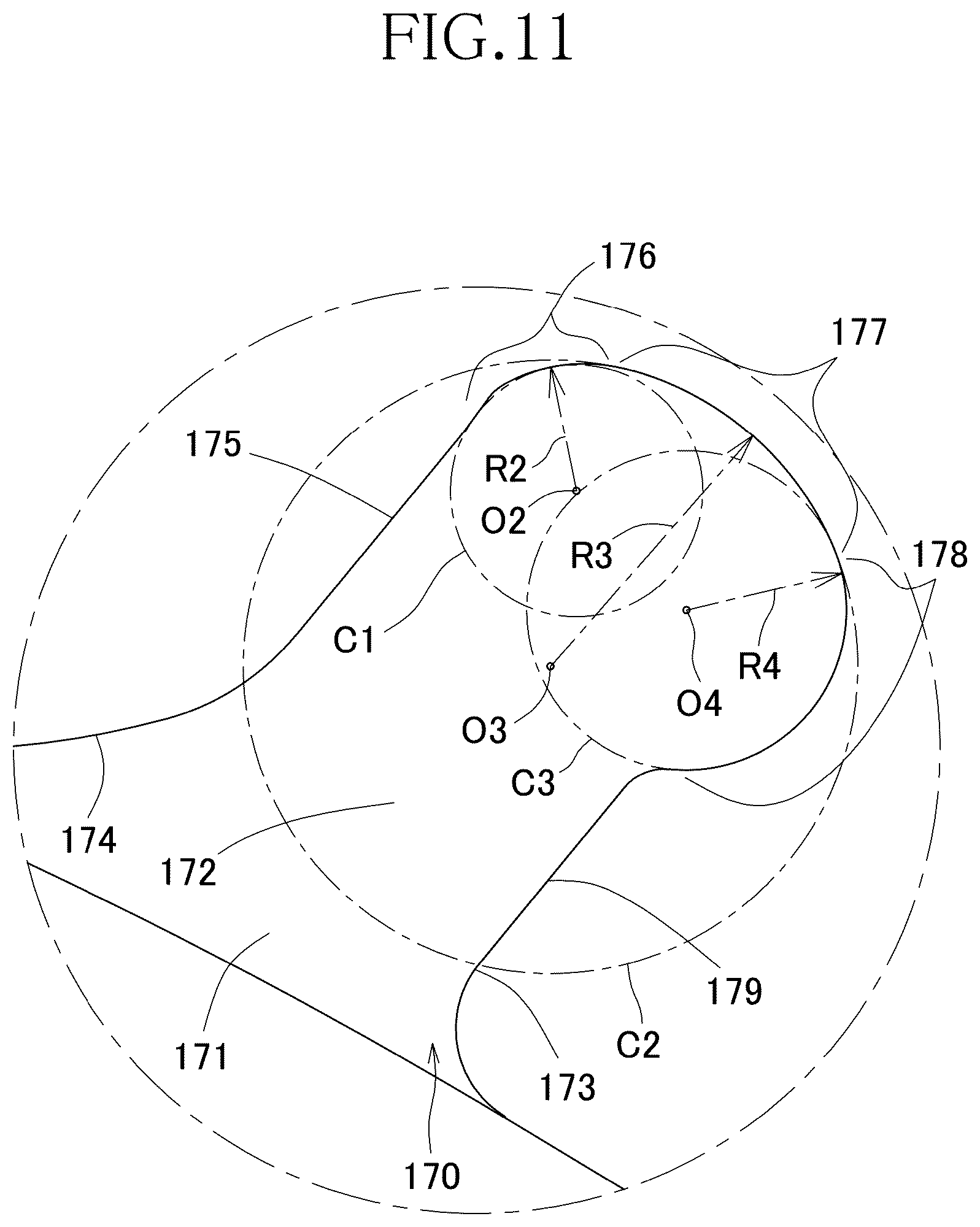 Patent US12342908 Figure 11 – Fastening device for air cylinder