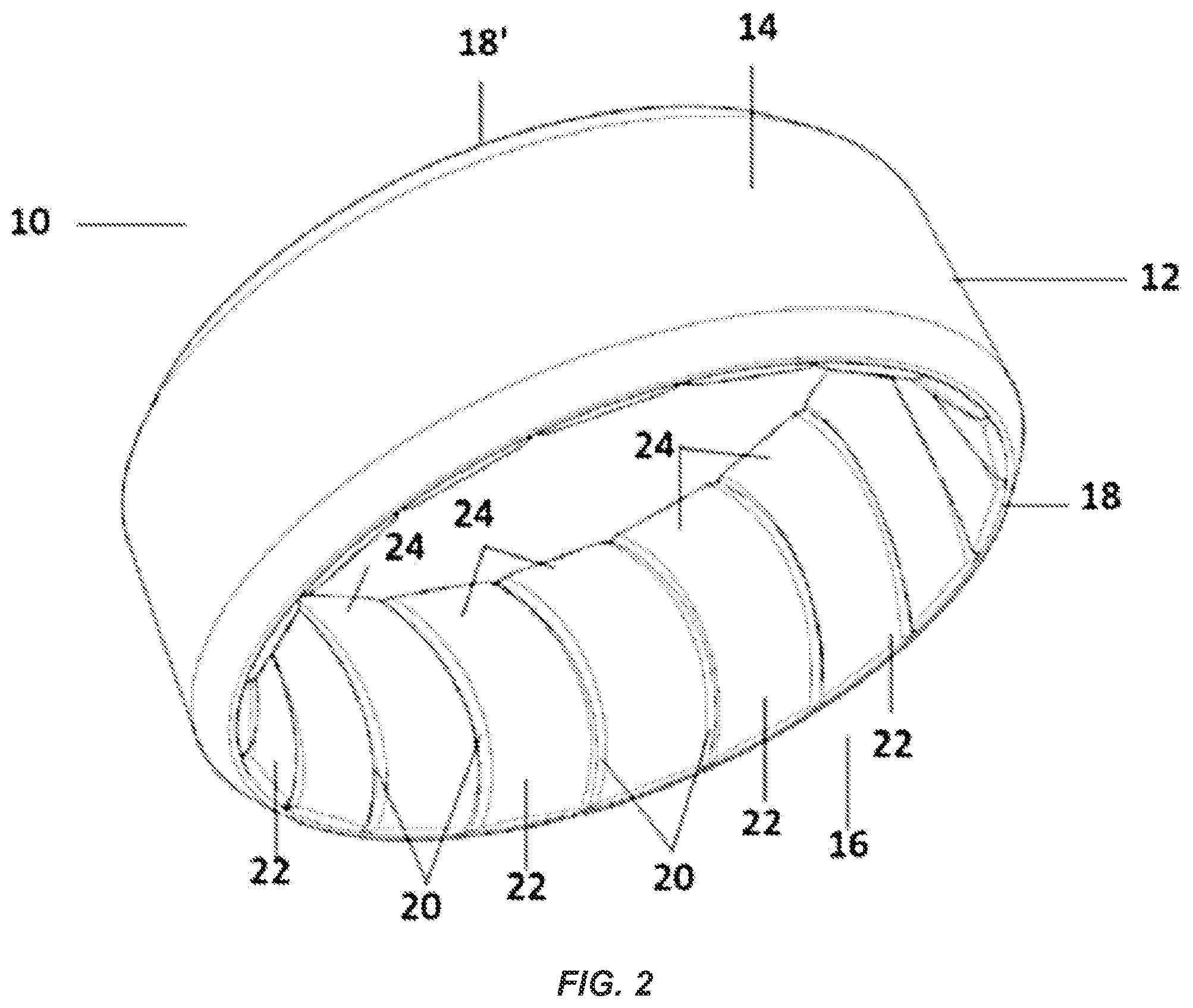 Patent US12342911 Figure 2 – Ring with comfort fit interior