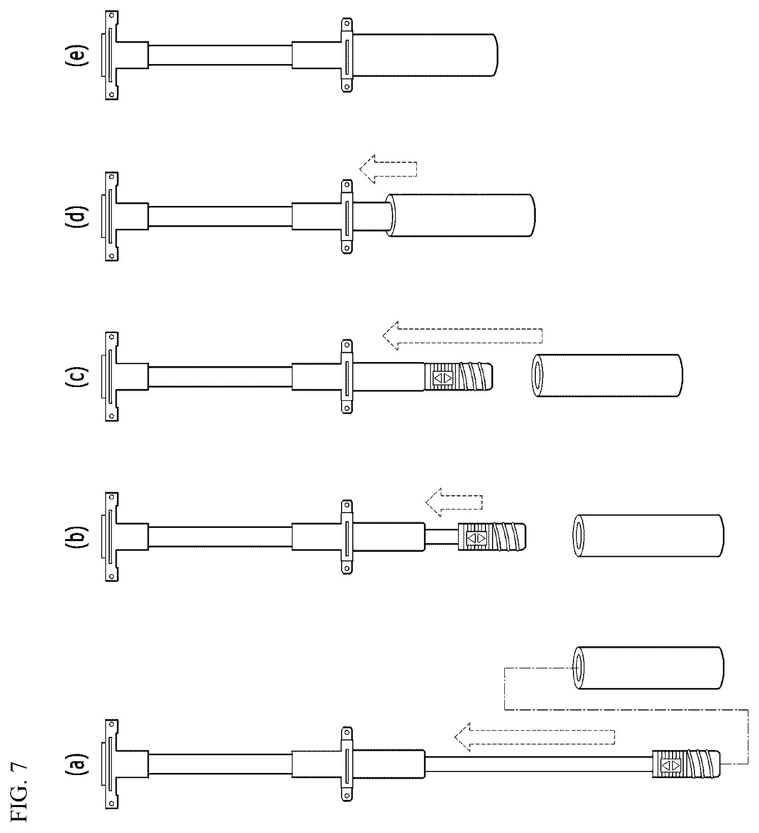 Patent US12342912 Figure 7 – Umbrella handle including portability-improving structure