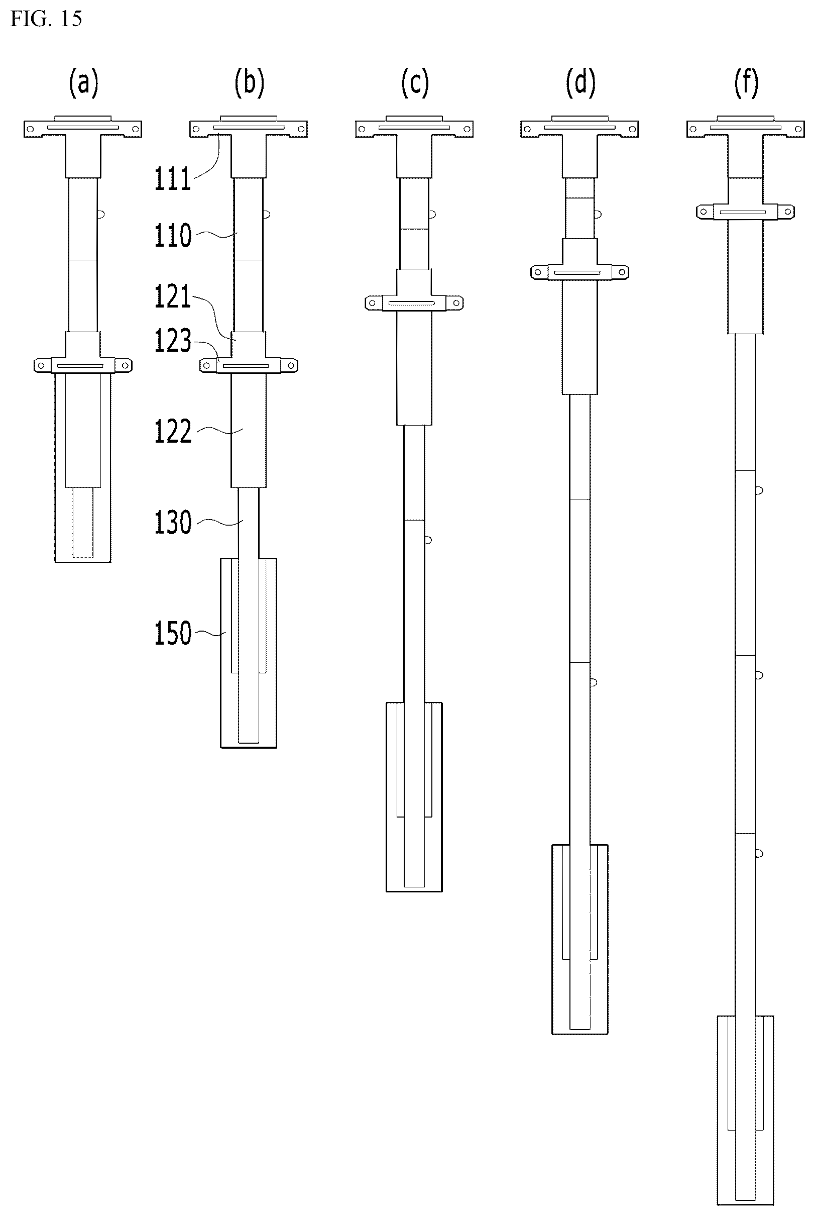 Patent US12342912 Figure 15 – Umbrella handle including portability-improving structure
