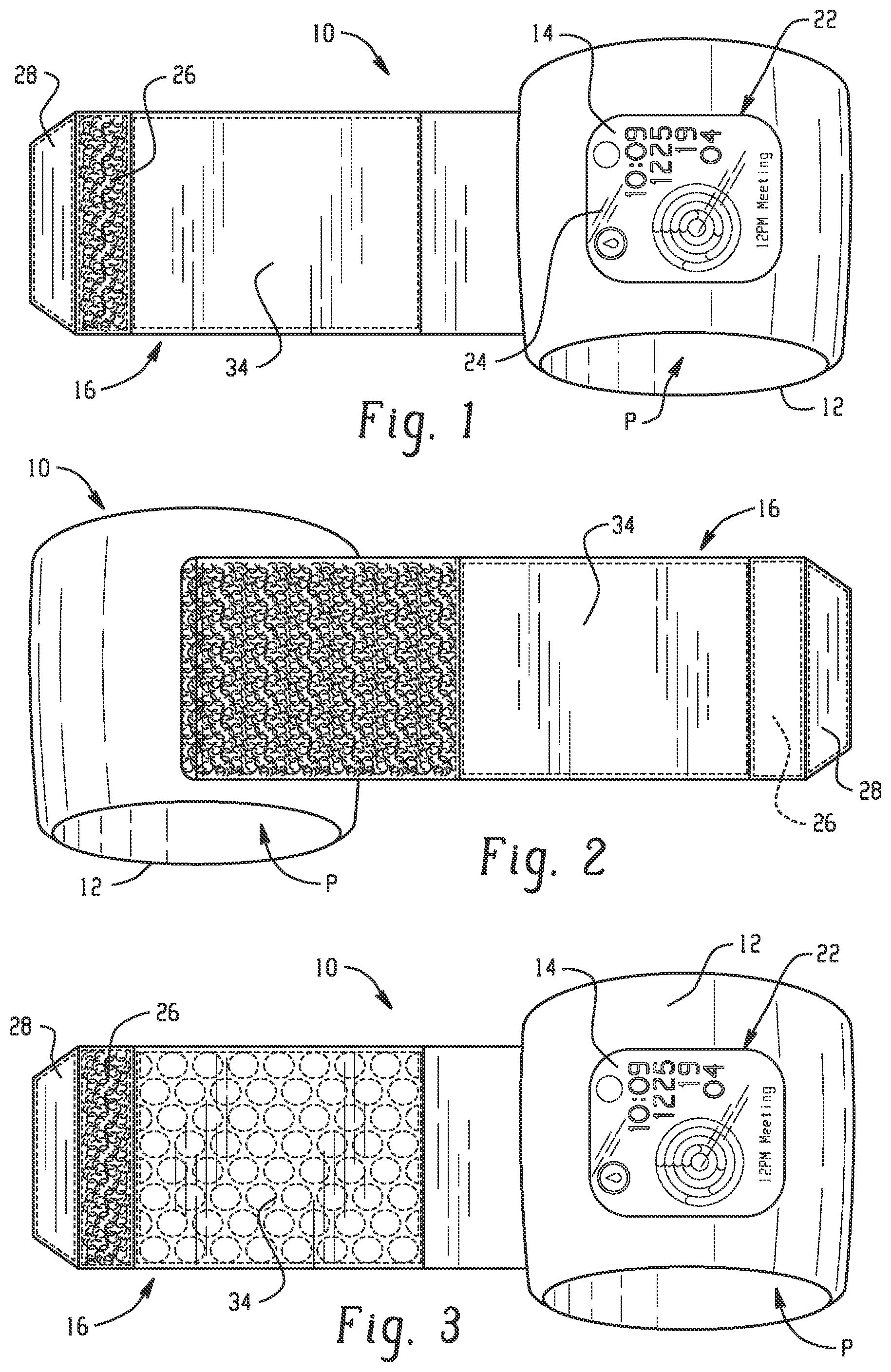 Patent US12342913 — Removable protective watch cover — Figure 1
