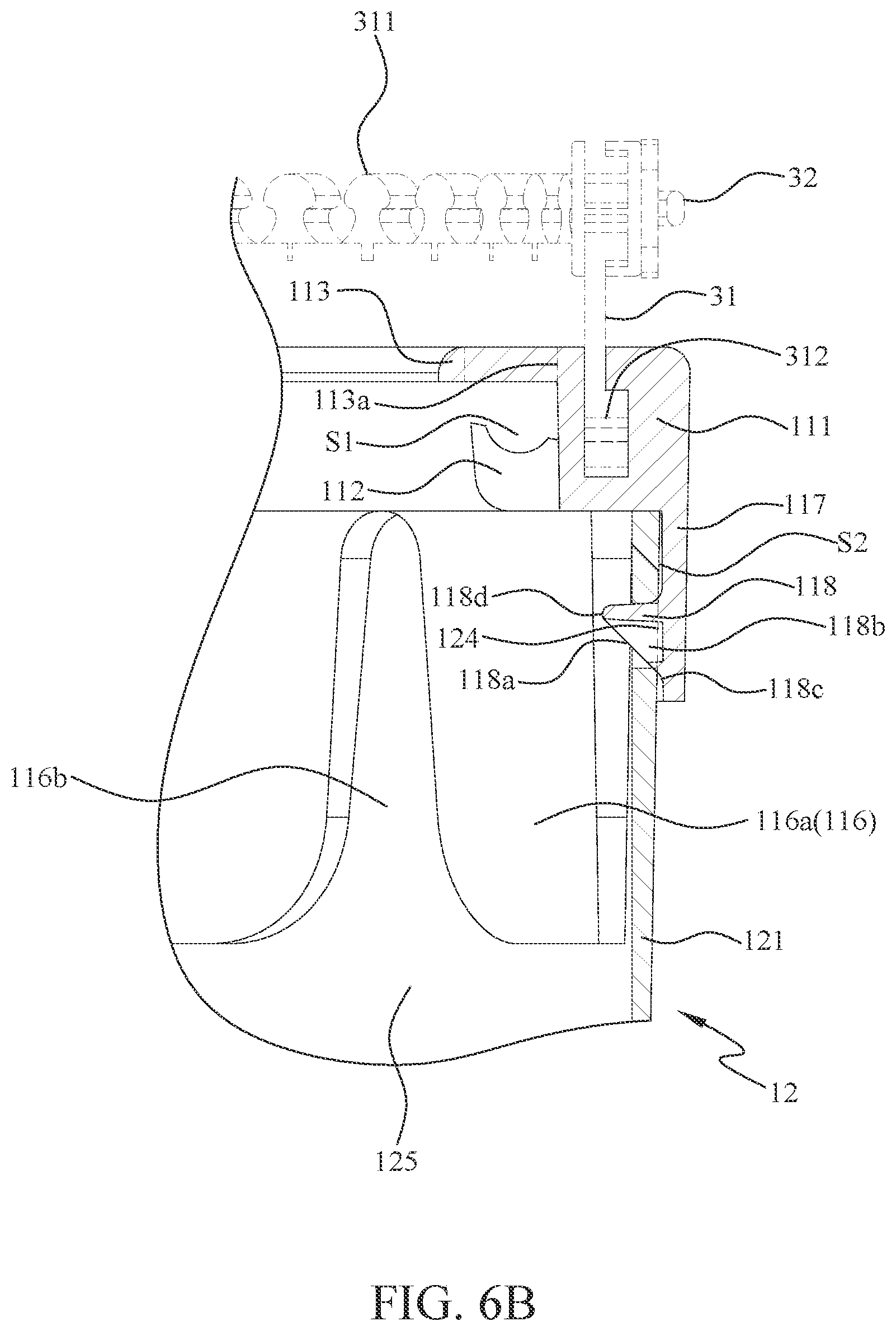 Patent US12342915 Figure 7 – Snap-fit suitcase