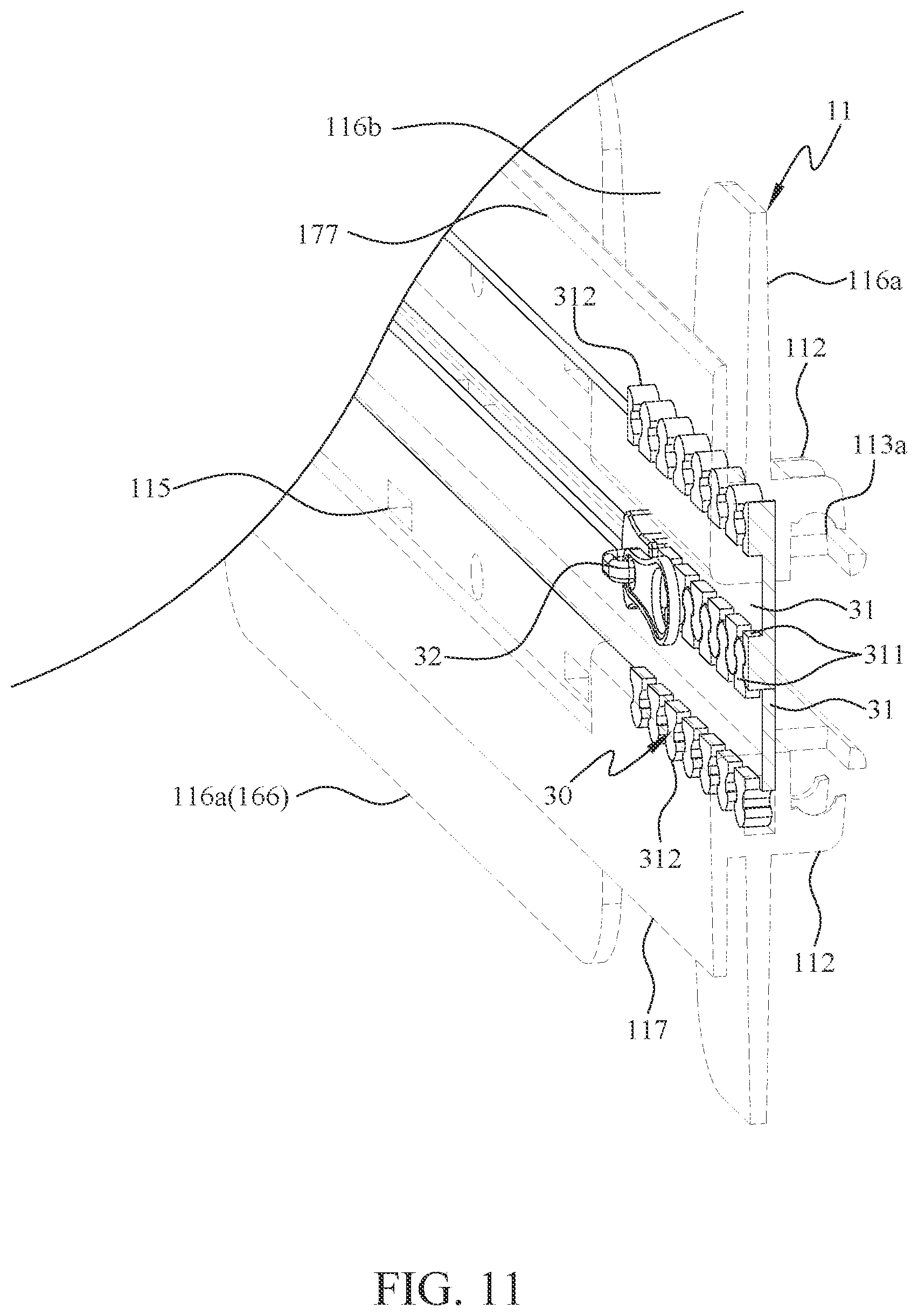 Patent US12342915 Figure 13 – Snap-fit suitcase