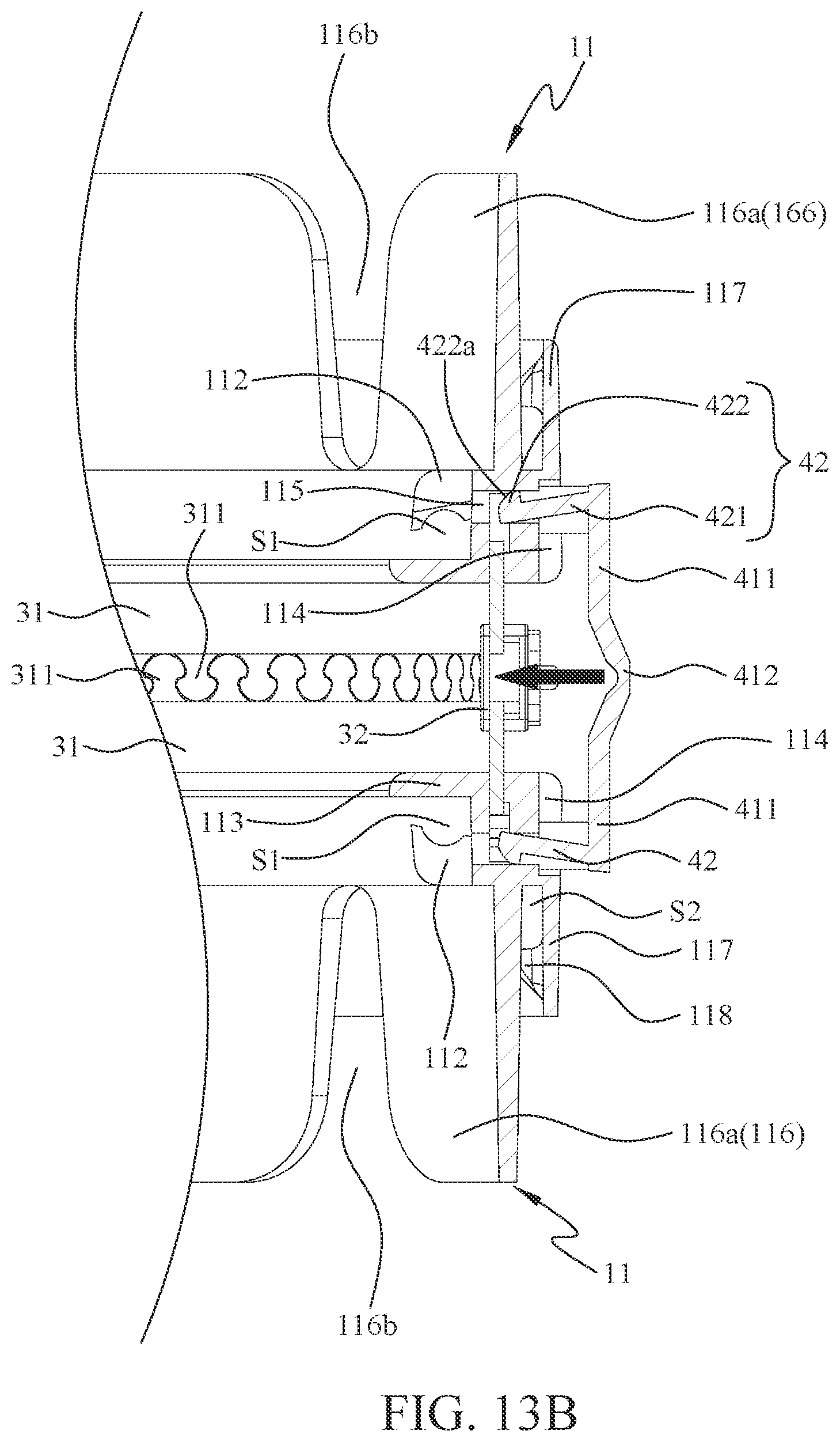 Patent US12342915 Figure 16 – Snap-fit suitcase