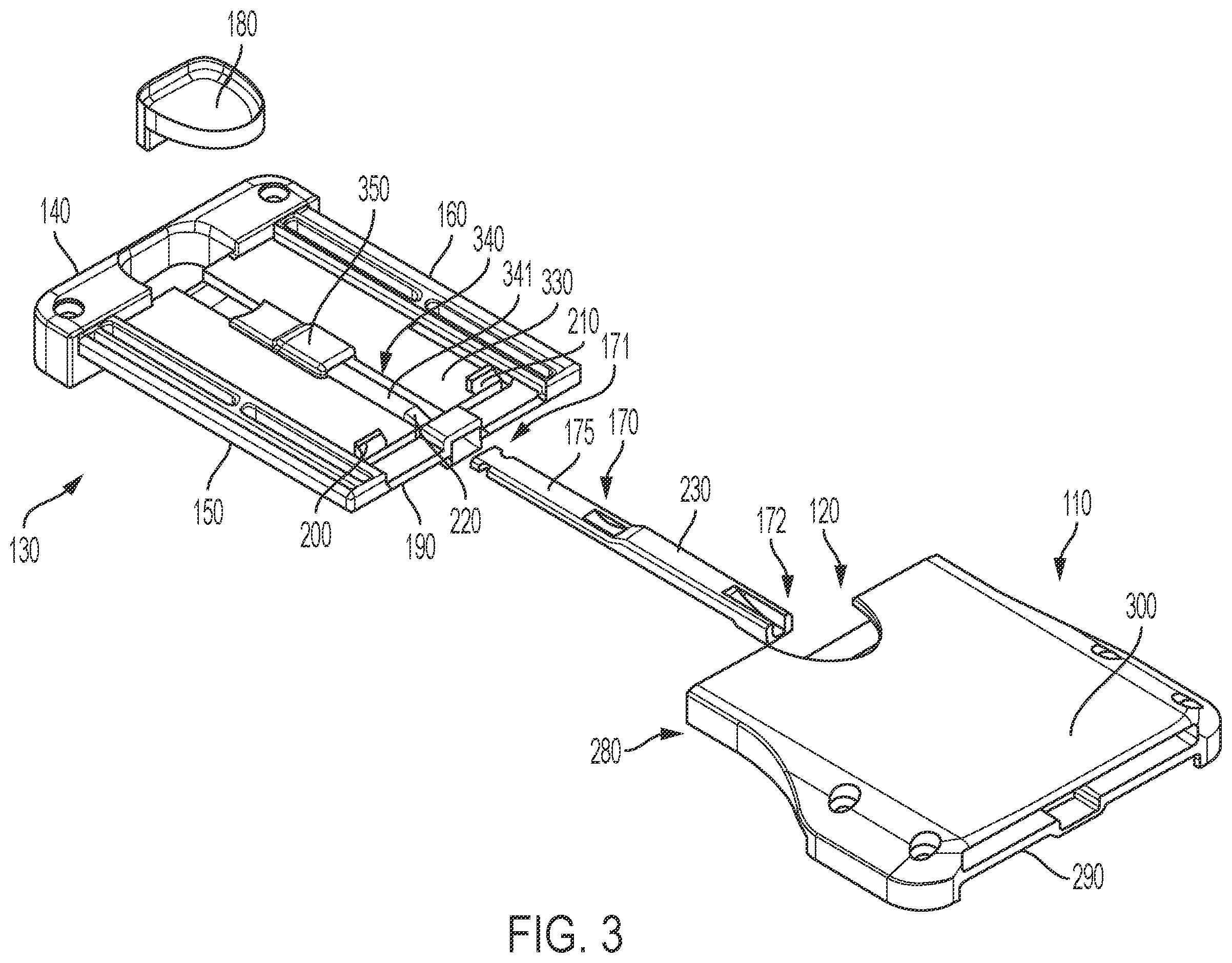 Patent US12342917 Figure 3 – Compression and expansion locking device for luggage and luggage containing same