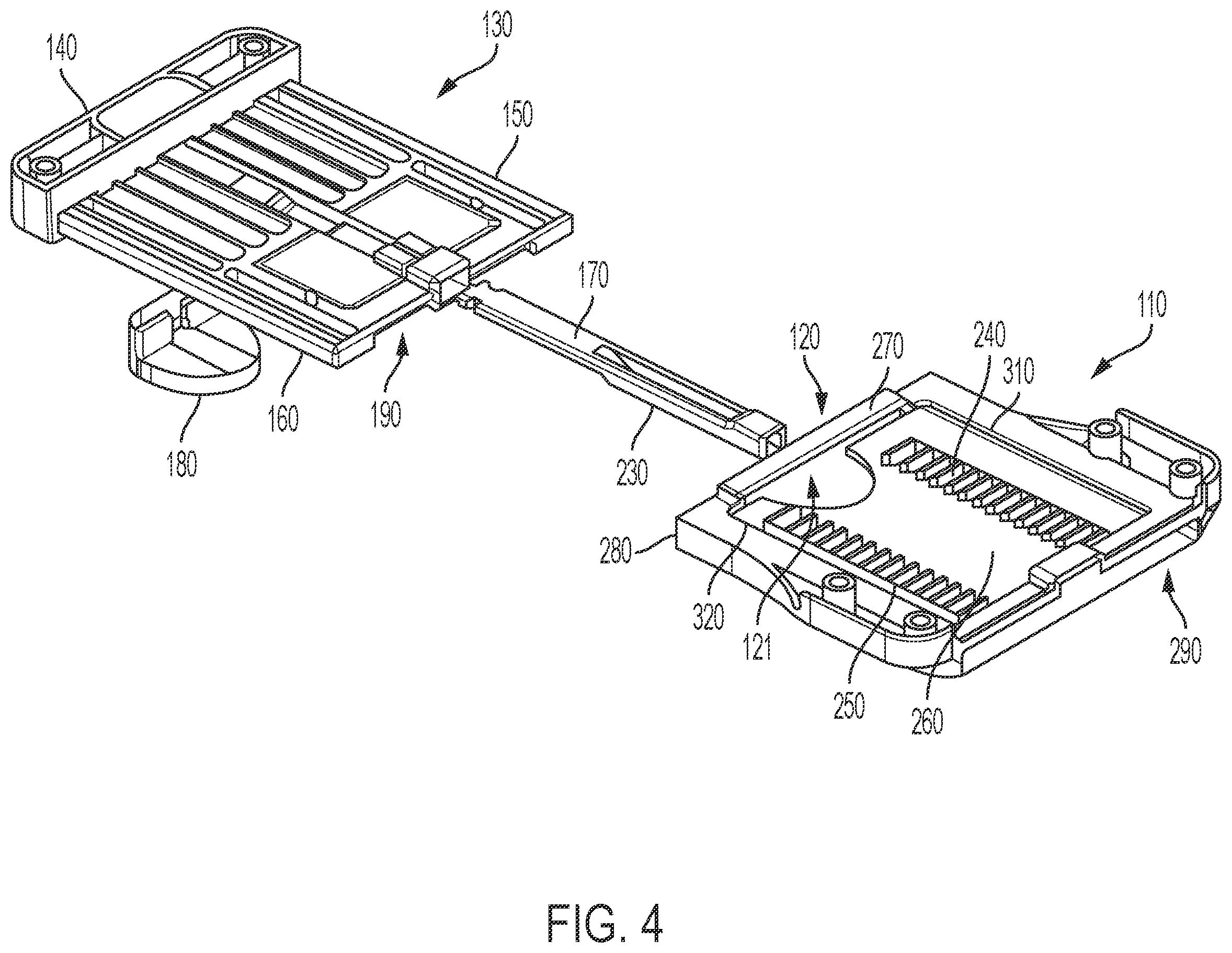 Patent US12342917 Figure 4 – Compression and expansion locking device for luggage and luggage containing same