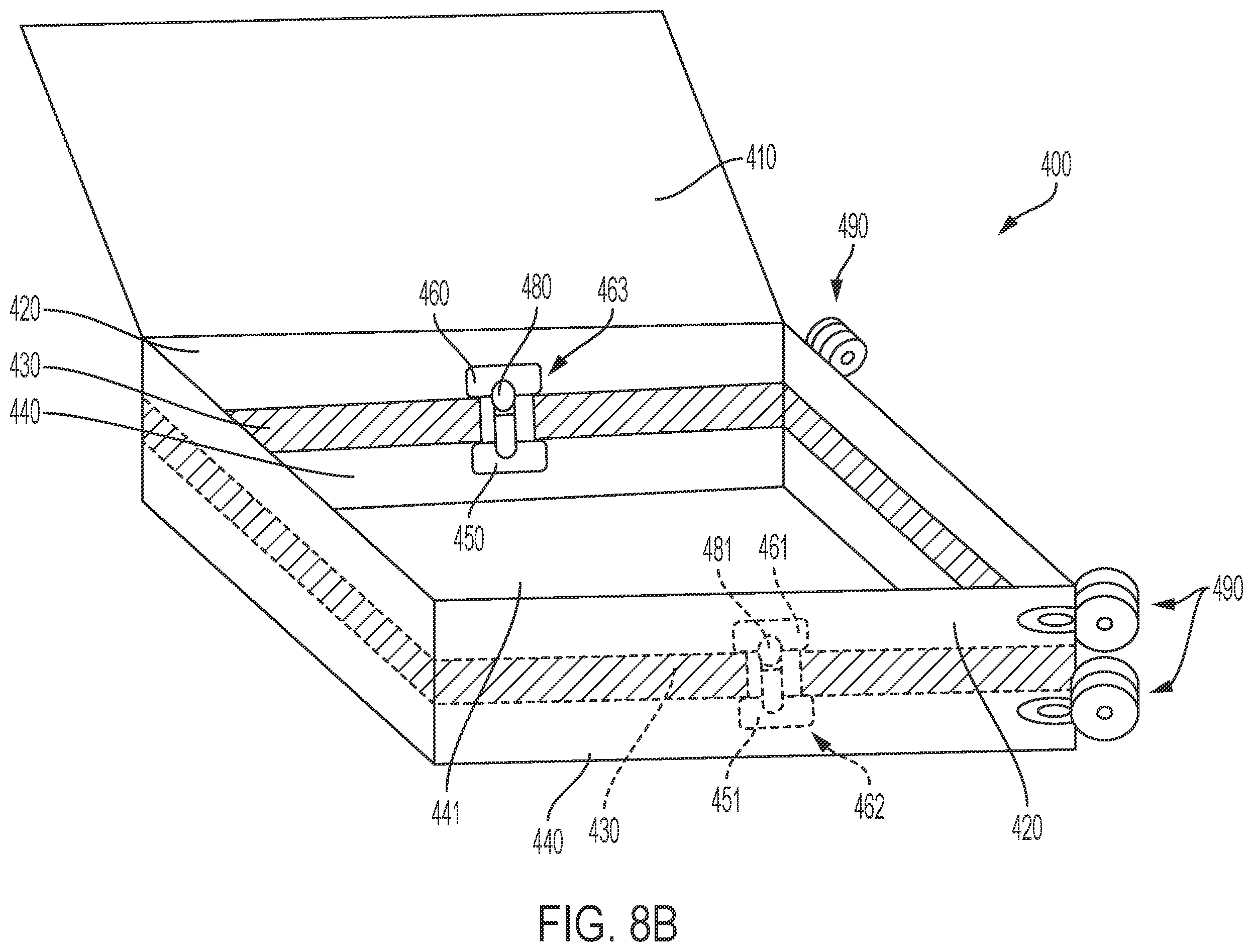 Patent US12342917 Figure 9 – Compression and expansion locking device for luggage and luggage containing same