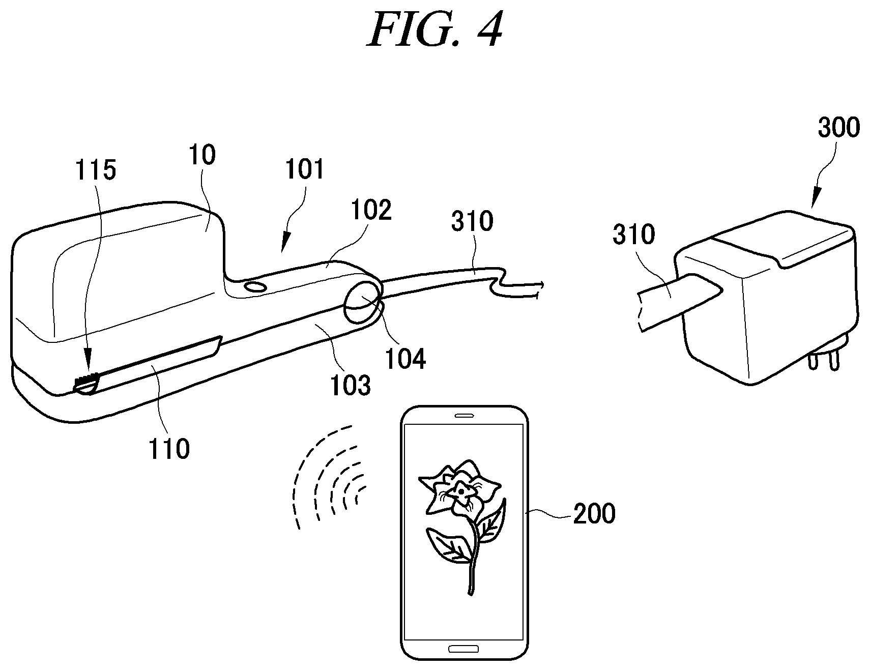 Patent US12342918 Figure 4 – Portable hair printer and printing method using same