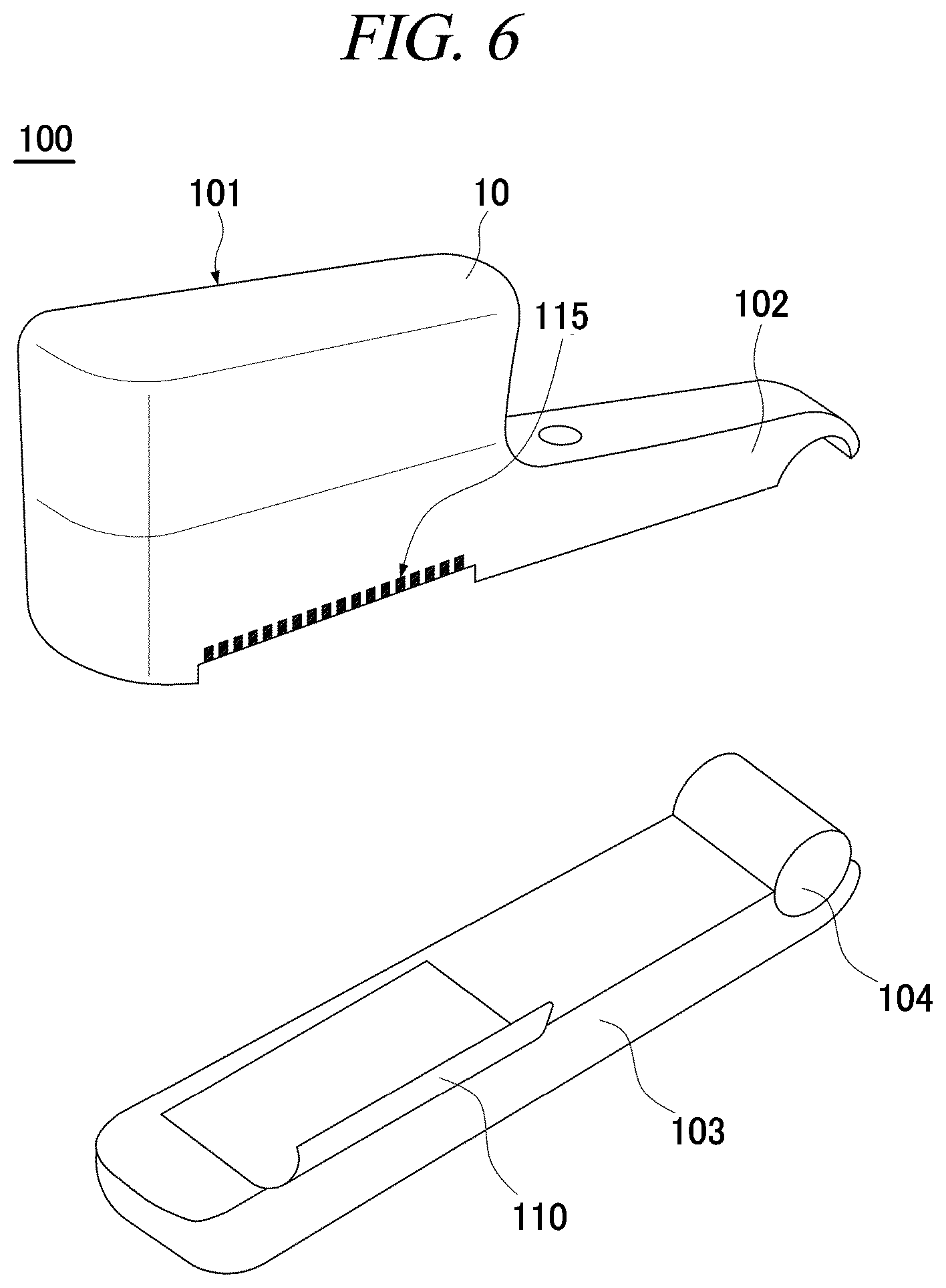 Patent US12342918 Figure 6 – Portable hair printer and printing method using same