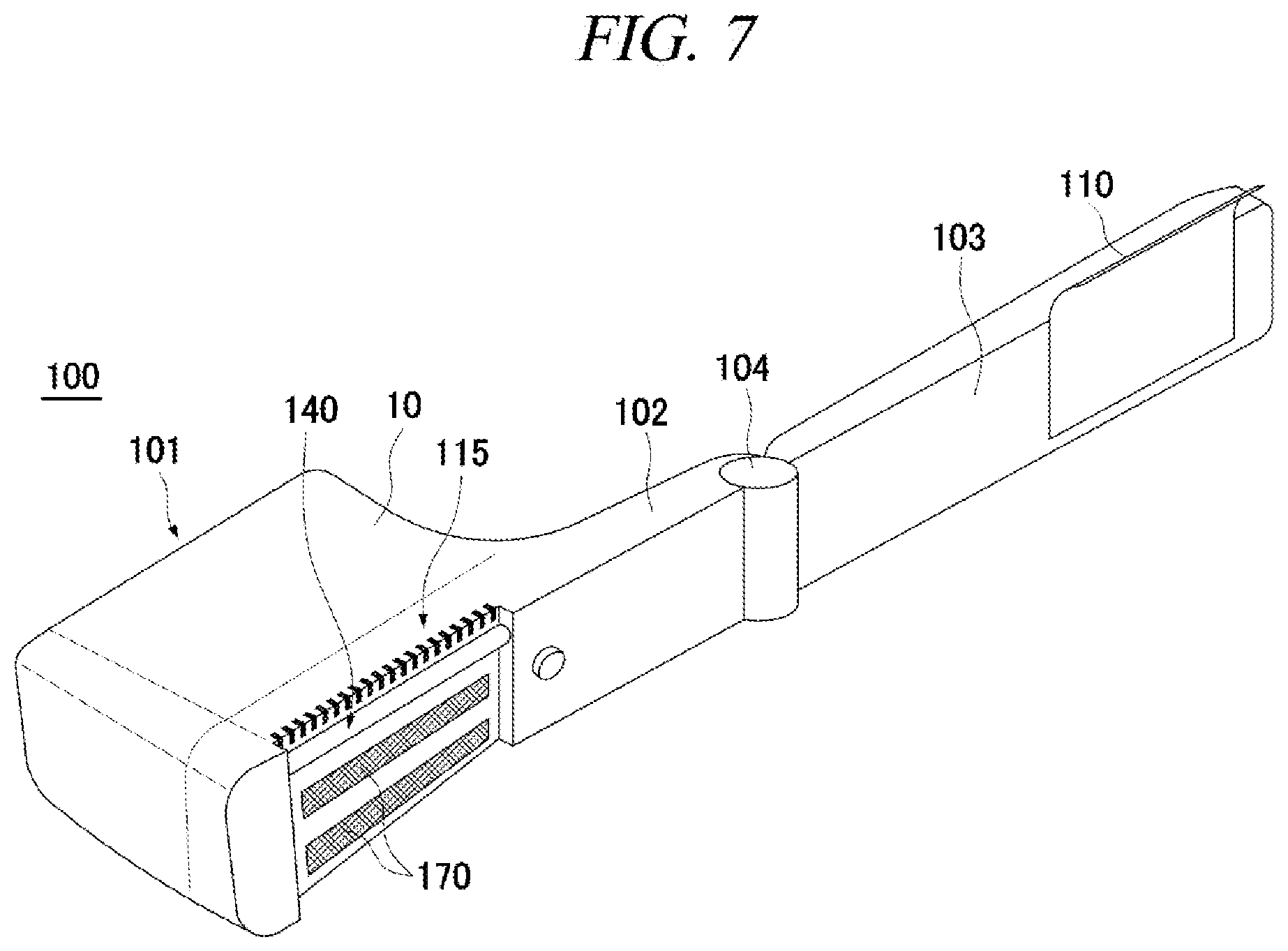 Patent US12342918 Figure 7 – Portable hair printer and printing method using same