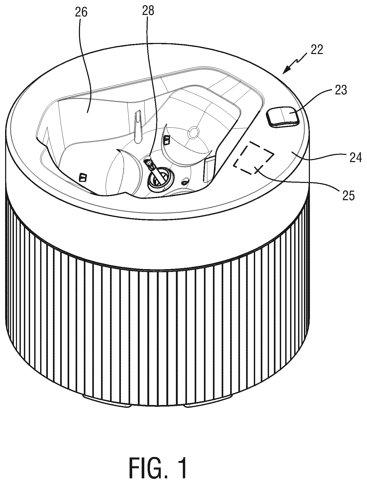 Patent US12342921 Figure 1 – Shaving system with shaving unit and cleaning device