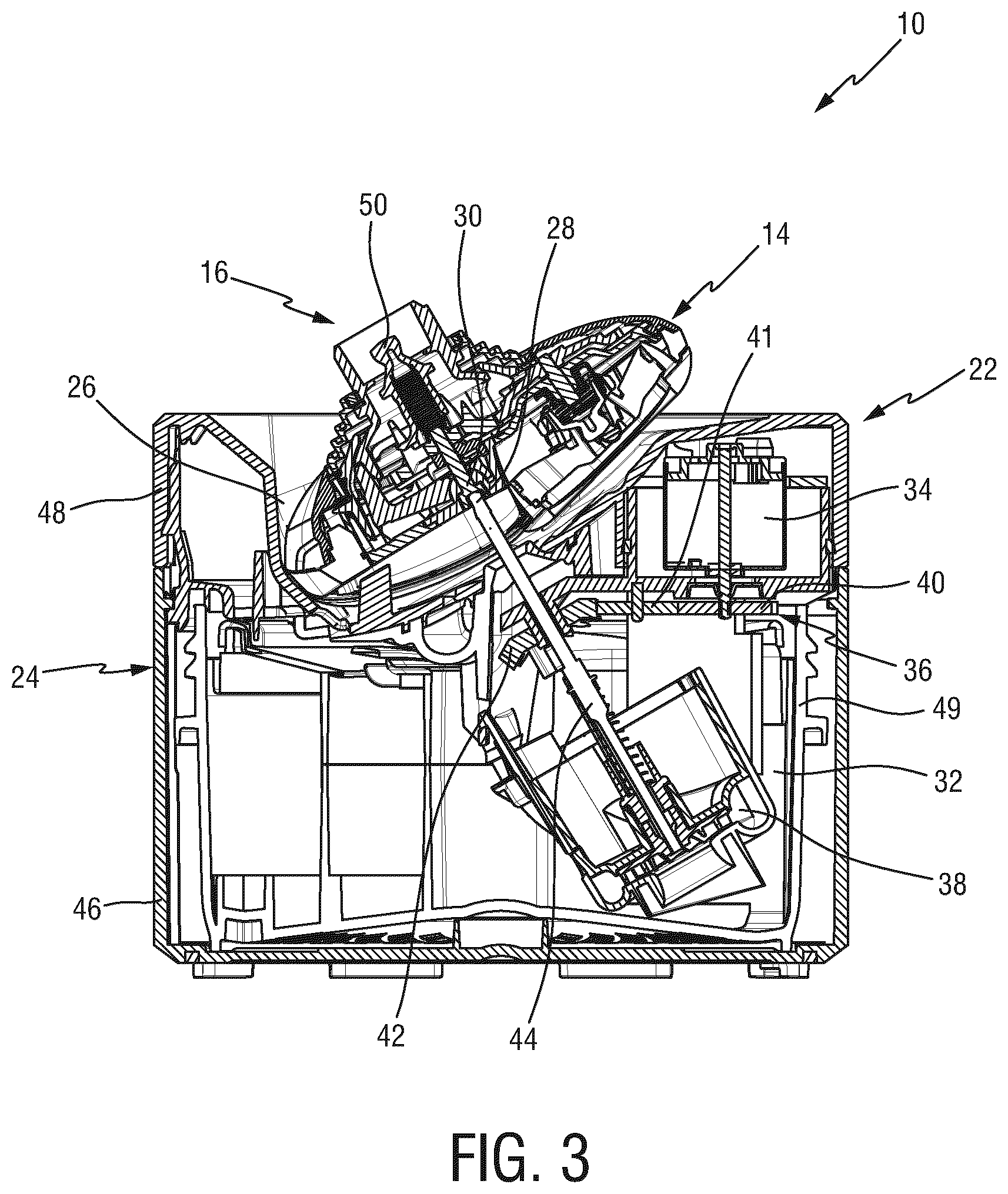 Patent US12342921 Figure 3 – Shaving system with shaving unit and cleaning device