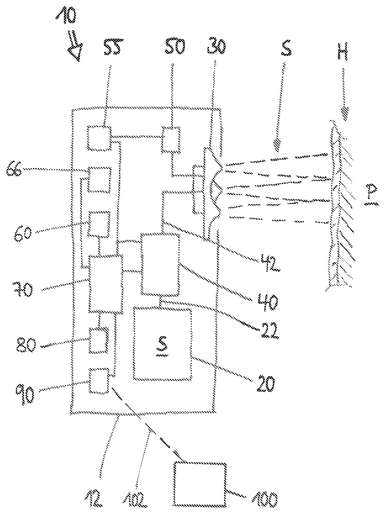 Patent US12342922 Figure 1 – Method for applying a cosmetic substance to the skin of a person