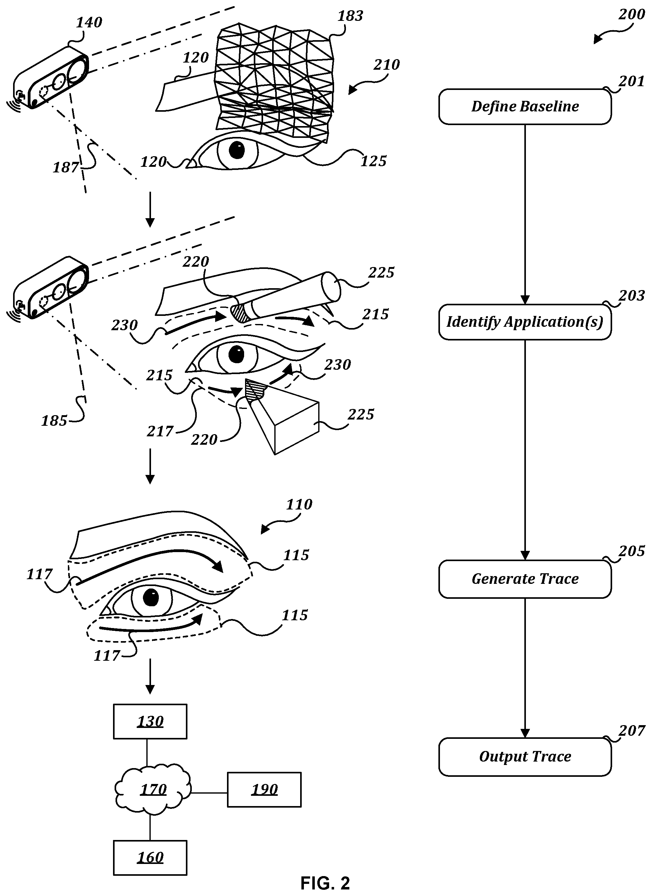 Patent US12342923 Figure 2 – Augmented reality cosmetic design filters