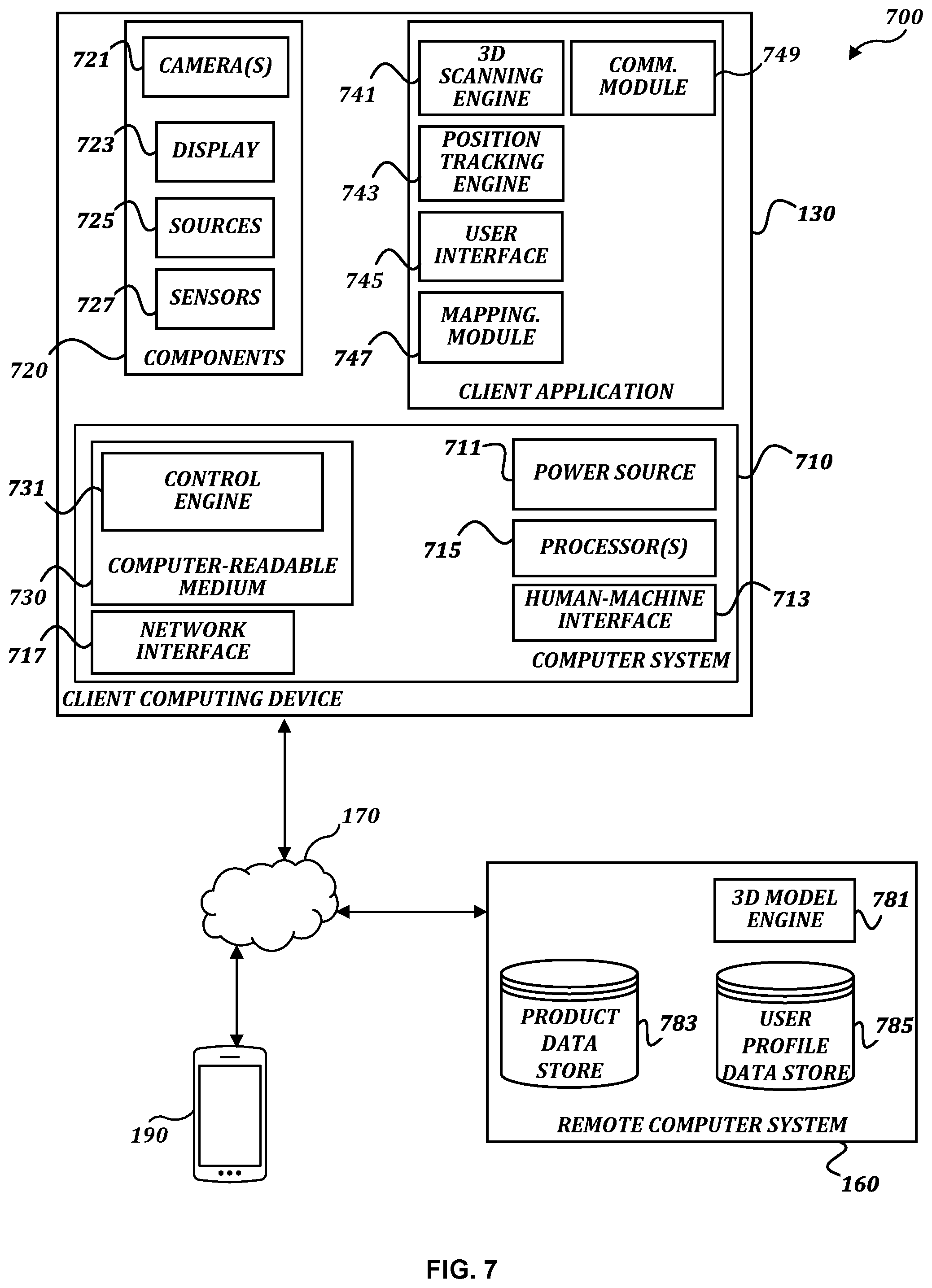 Patent US12342923 Figure 7 – Augmented reality cosmetic design filters