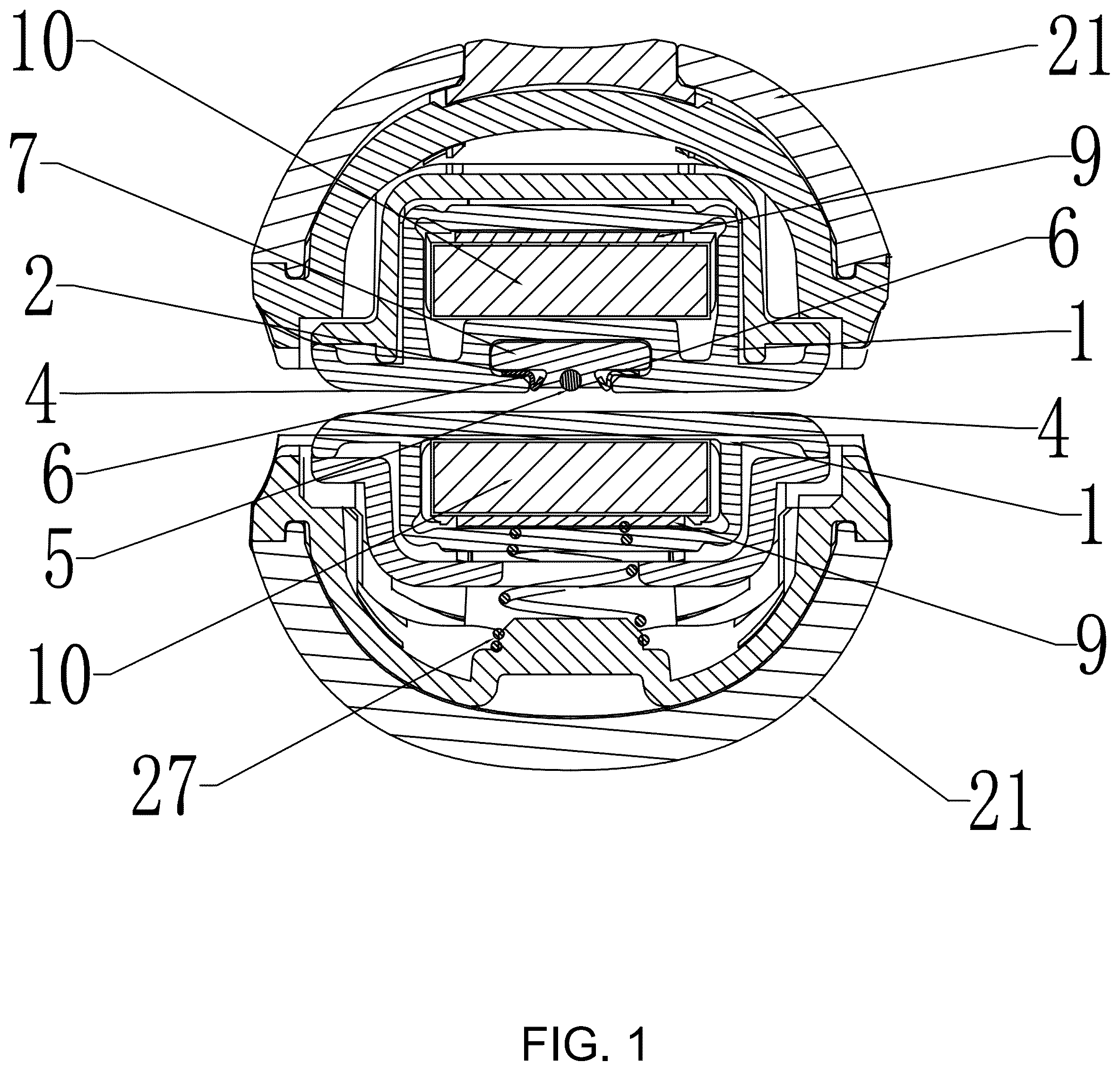 Patent US12342924 Figure 1 – Hair straightener capable of automatically distinguishing dry and wet hair