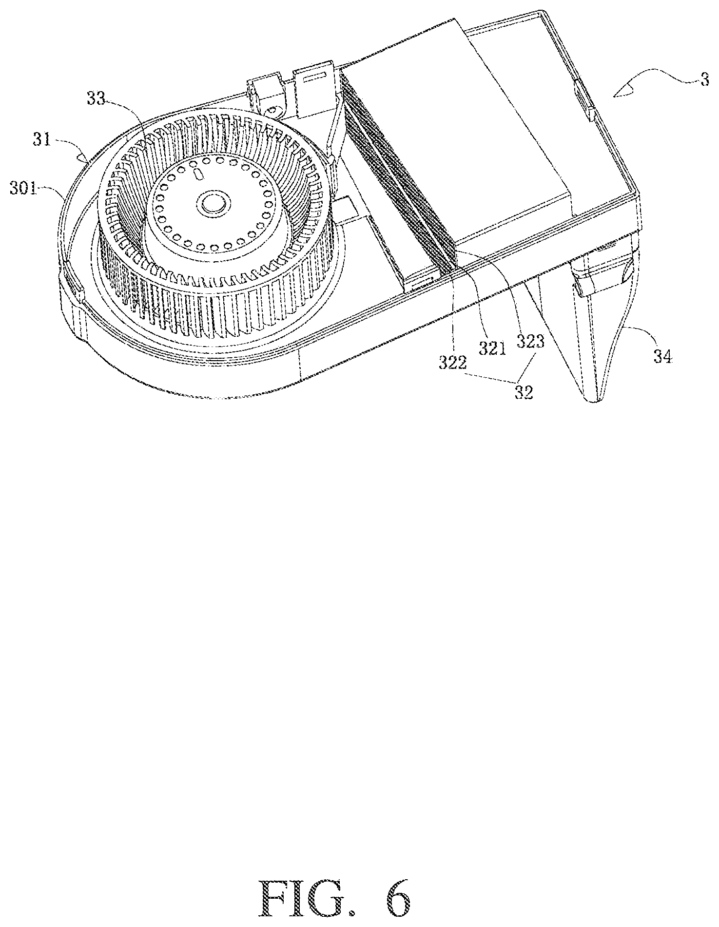 Patent US12342925 Figure 6 – Backpack with cooling and temperature-lowering functionality