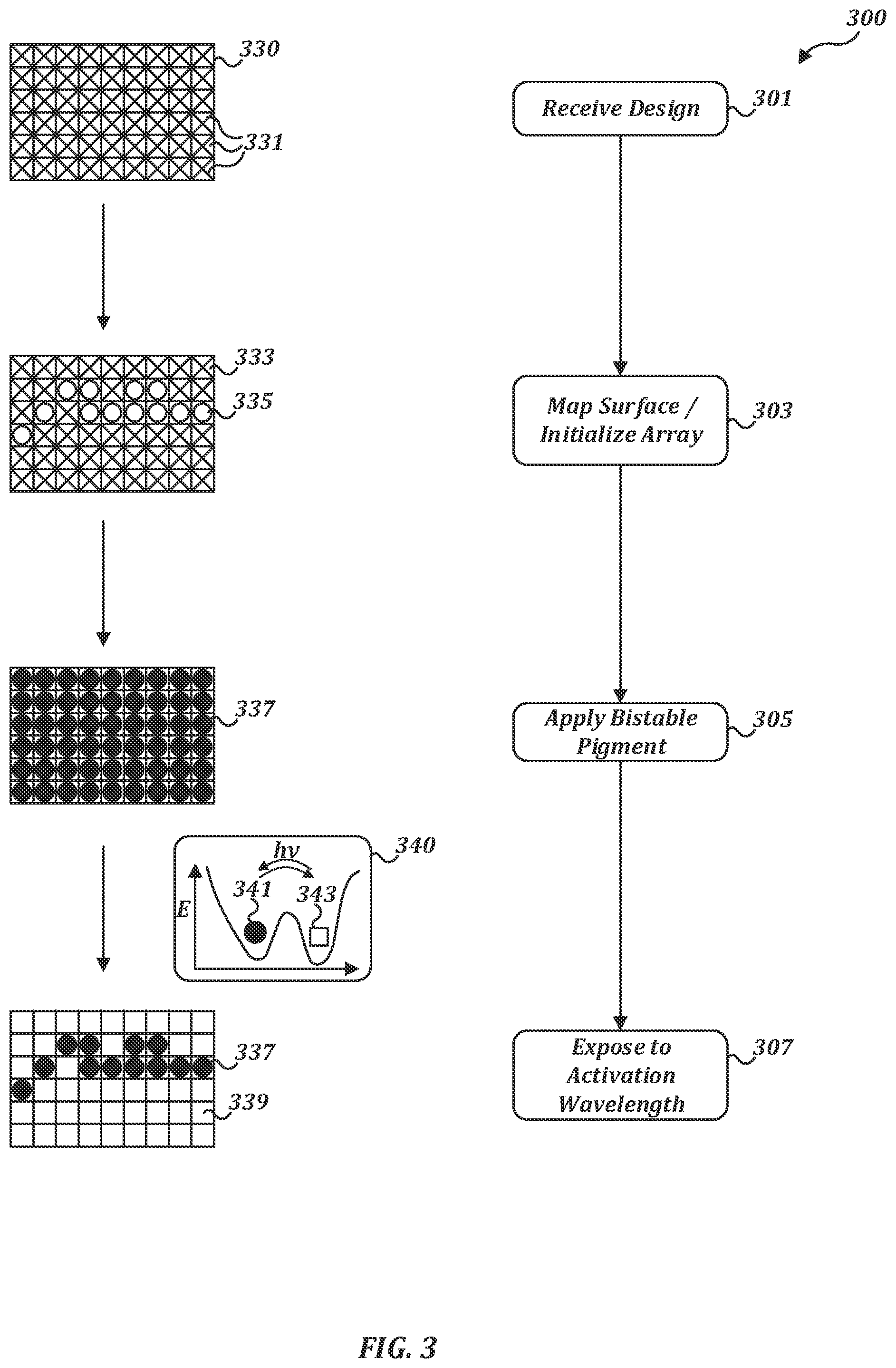 Patent US12342927 Figure 3 – Conformable point array for discretized cosmetic design application