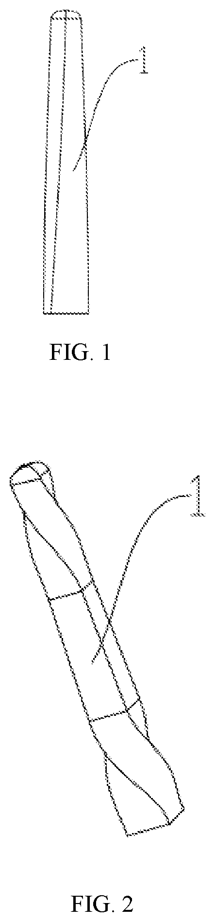 Patent US12342929 Figure 1 – Bristle and mascara brush having same