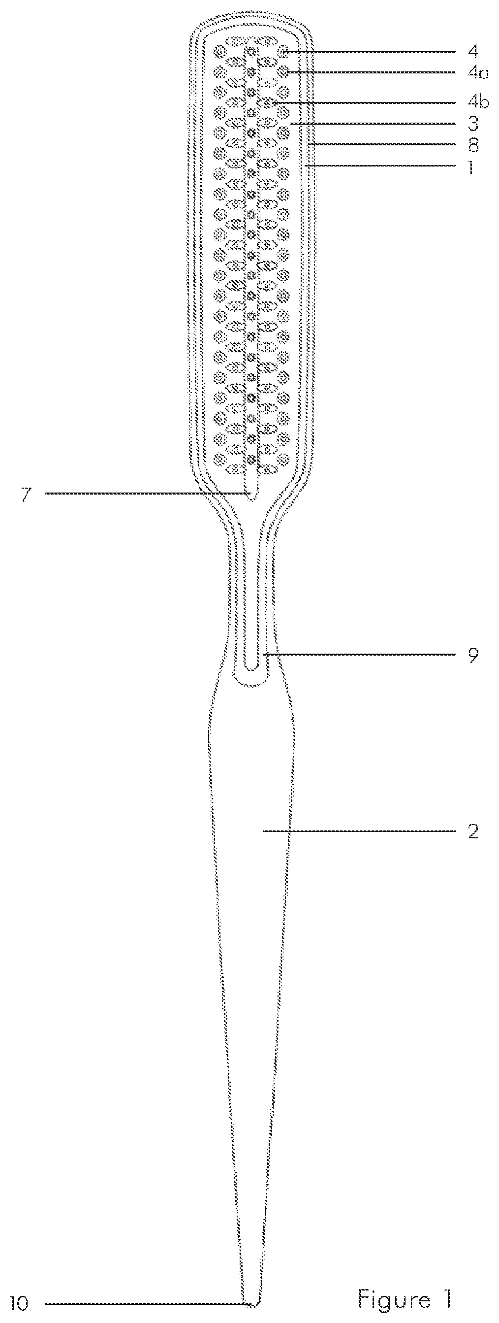 Patent US12342930 Figure 1 – Backcombing brush