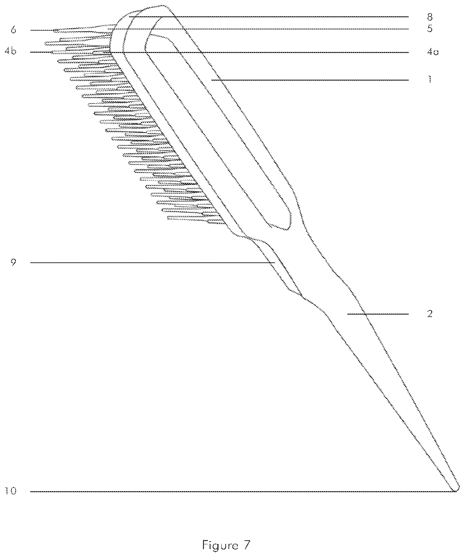 Patent US12342930 Figure 6 – Backcombing brush