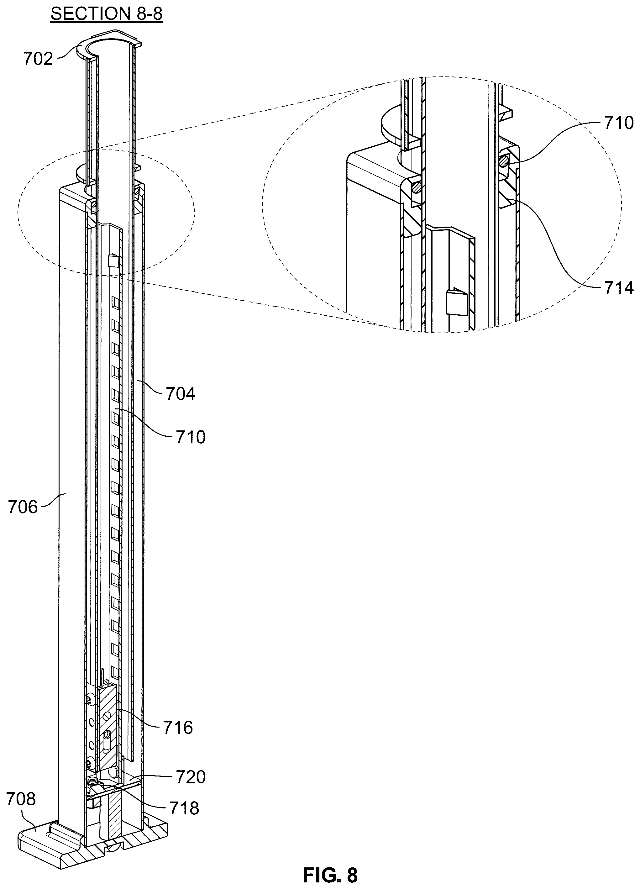 Patent US12342935 Figure 7 – Adjustable aerolift legs