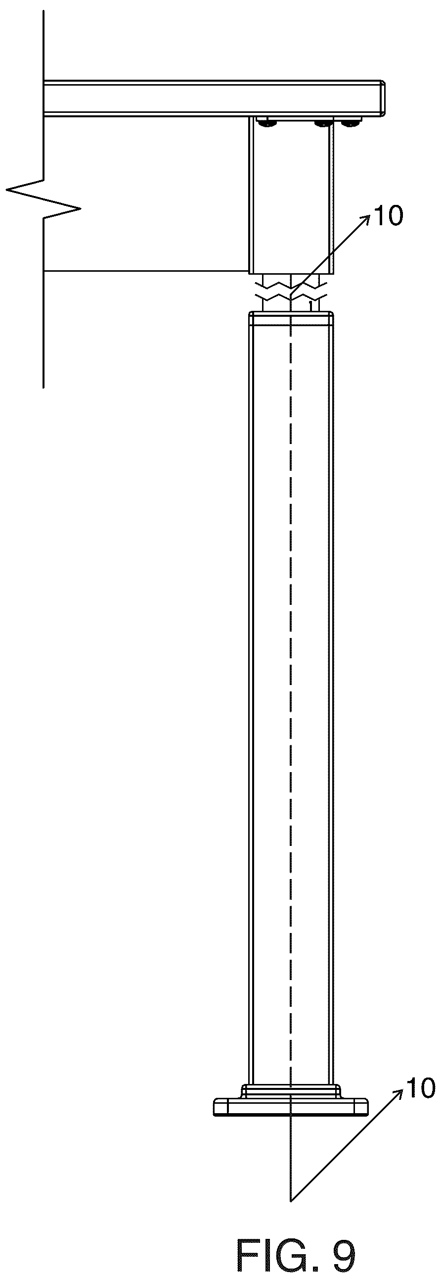Patent US12342935 Figure 8 – Adjustable aerolift legs