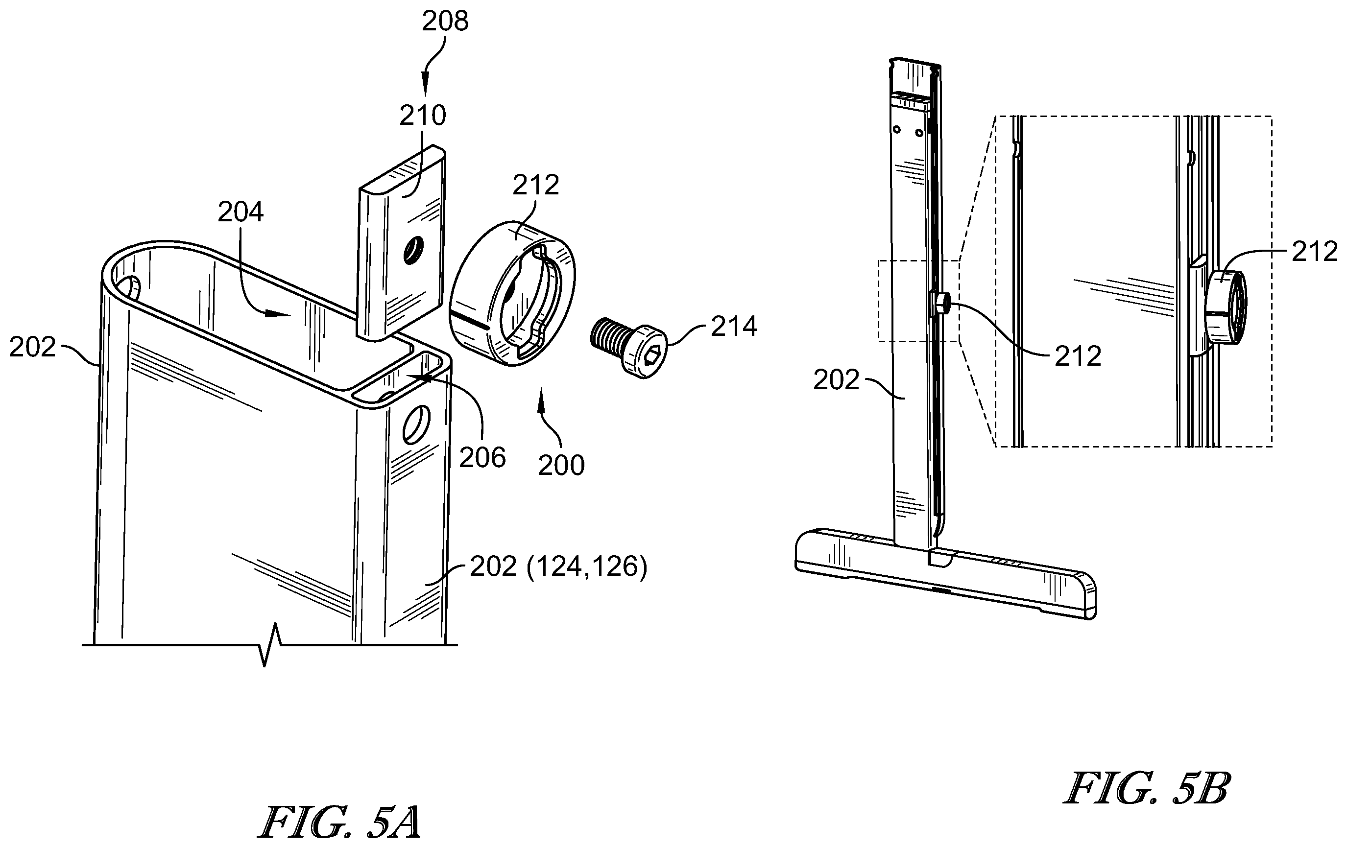 Patent US12342936 Figure 7 – Collapsible adjustable height table