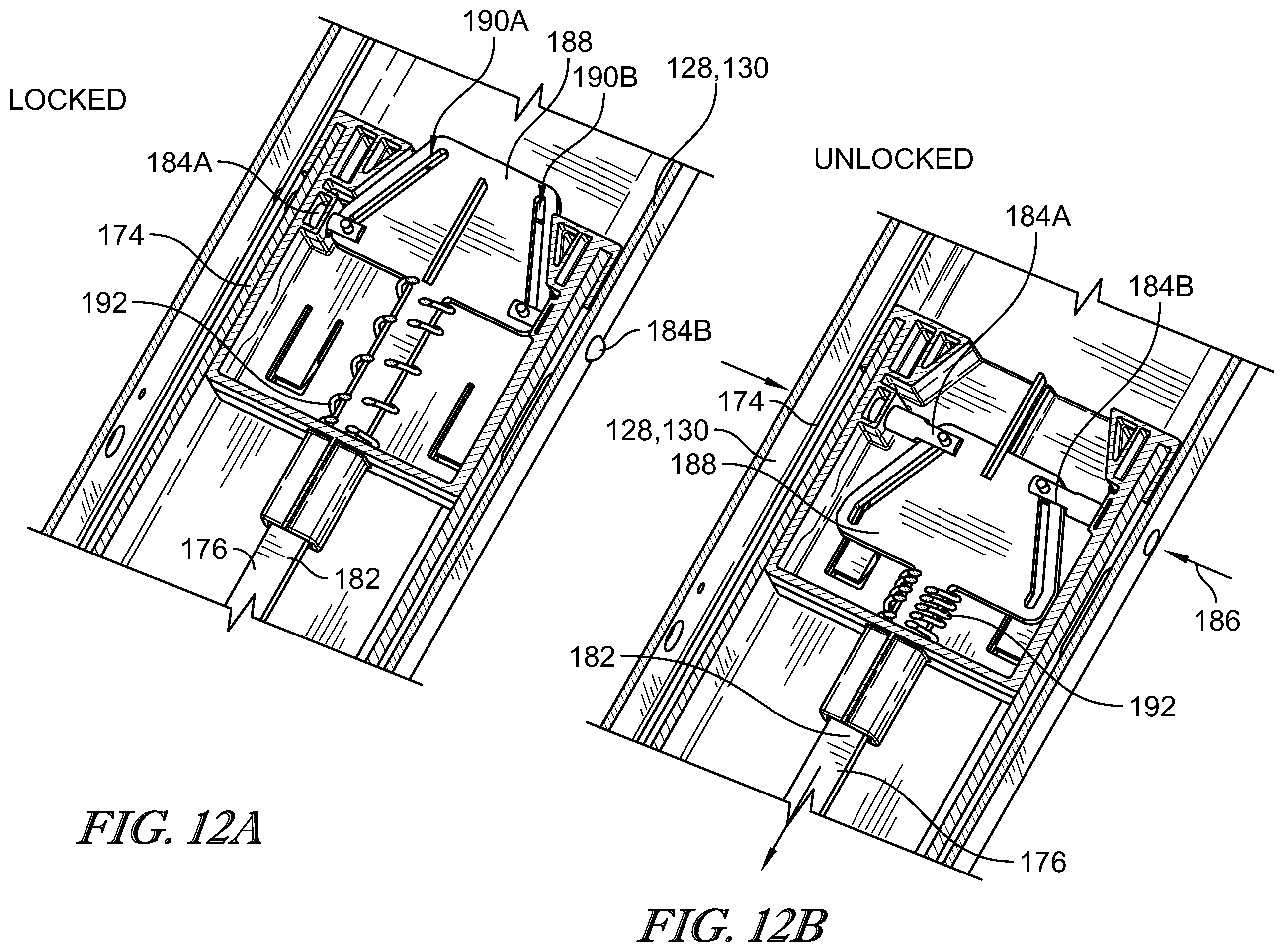 Patent US12342936 Figure 14 – Collapsible adjustable height table