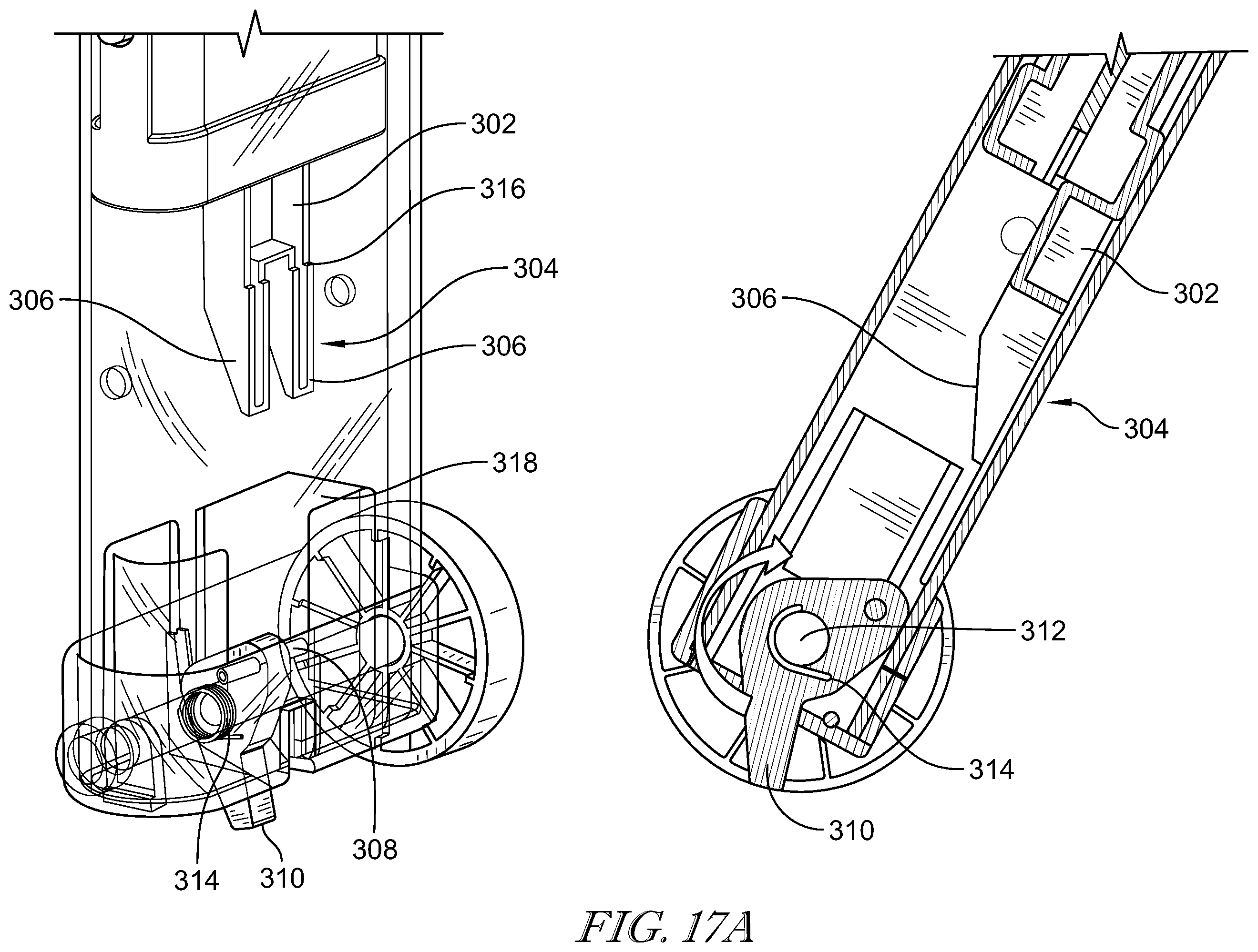 Patent US12342936 Figure 19 – Collapsible adjustable height table